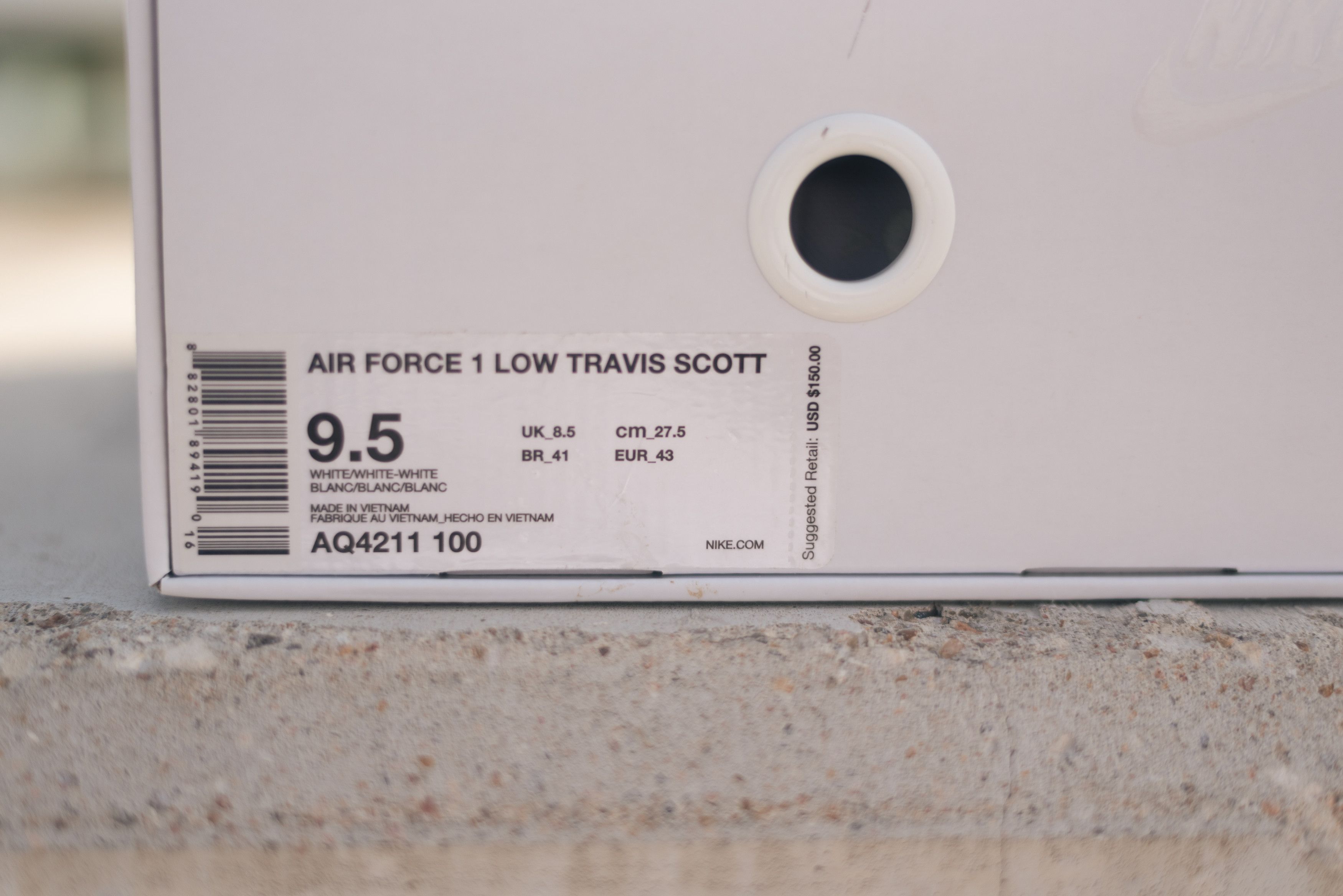 Nike × Travis Scott Nike Travis Scott Air Force 1 (AF100) Size US 9.5 / EU 42-43 - 9 Thumbnail
