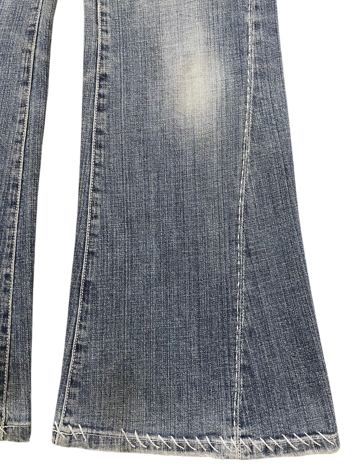 Hysteric Glamour Vintage Japanese Brand Blue Faded Wash Flared Wide Leg Jeans Size US 29 - 8 Thumbnail