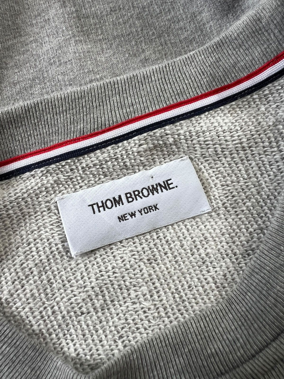 Thom Browne Thom Browne 4 Bar Classic Sweatshirt Size US XS / EU 42 / 0 - 8 Thumbnail