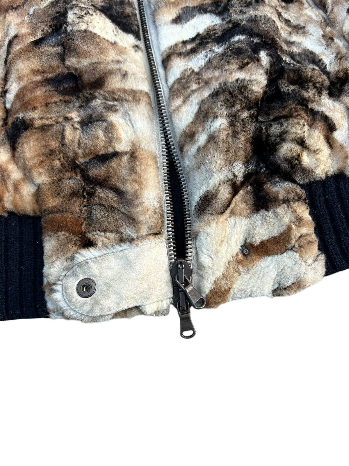 Costume National Archive Costume National Leather Fur Bomber Jacket Size US XS / EU 42 / 0 - 13 Thumbnail