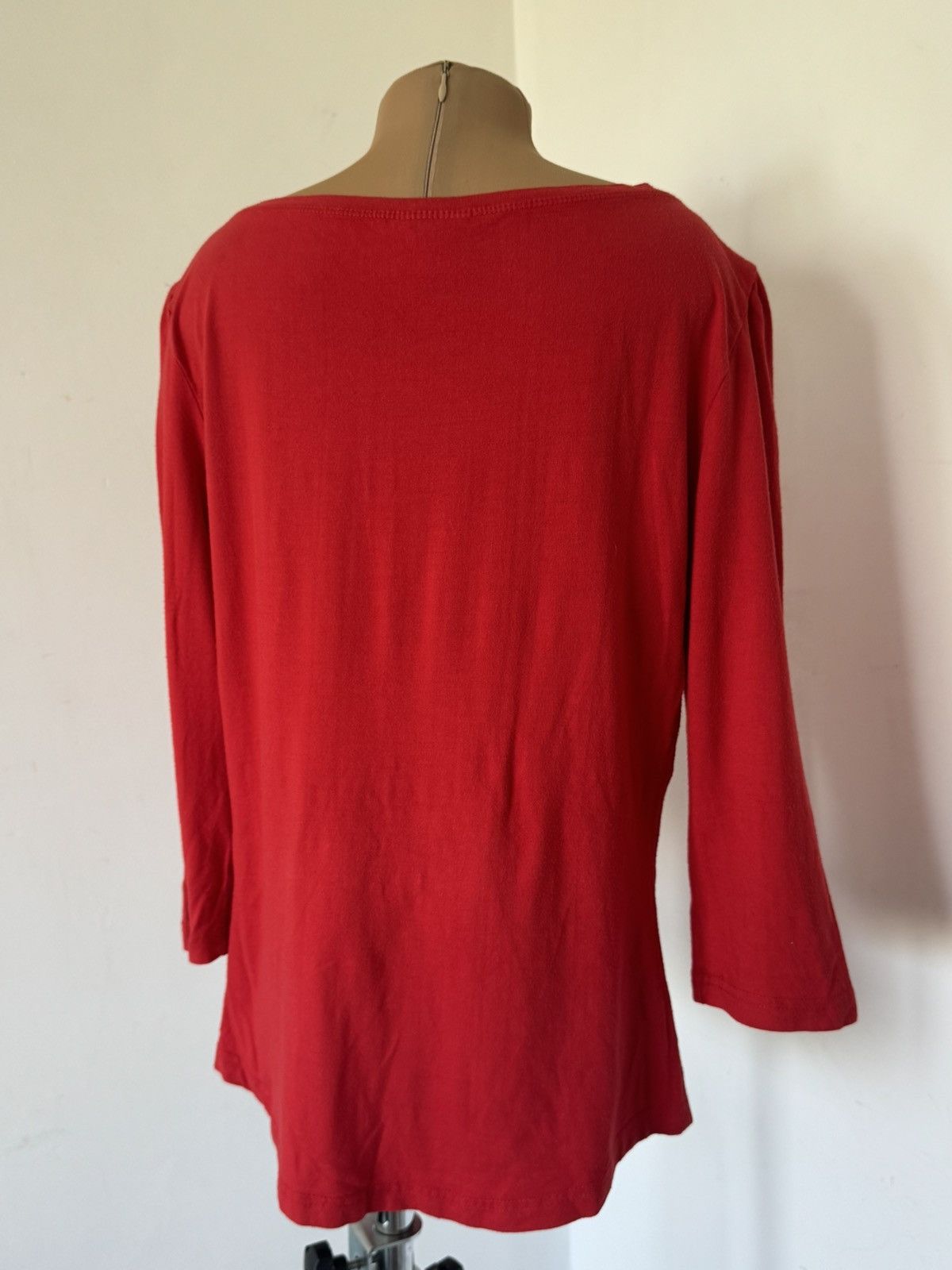 Walter Van Beirendonck W L.T. Sleeping Beast red longsleeve shirt Size M / US 6-8 / IT 42-44 - 2 Thumbnail