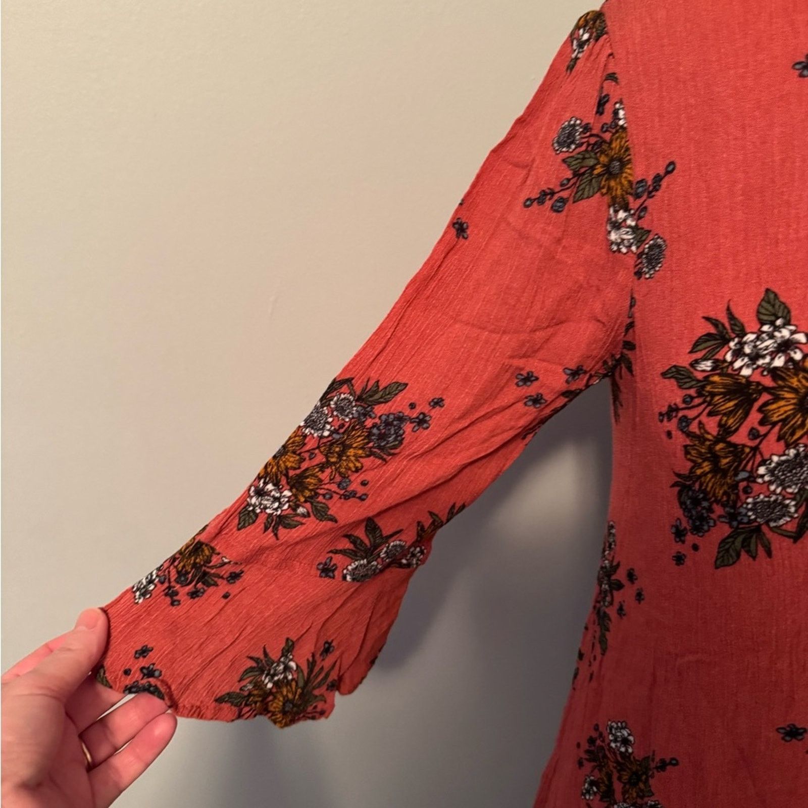 Other JODIFL Asymmetrical reddish Orange Cut Out Dress Sz M Size M / US 6-8 / IT 42-44 - 5 Thumbnail