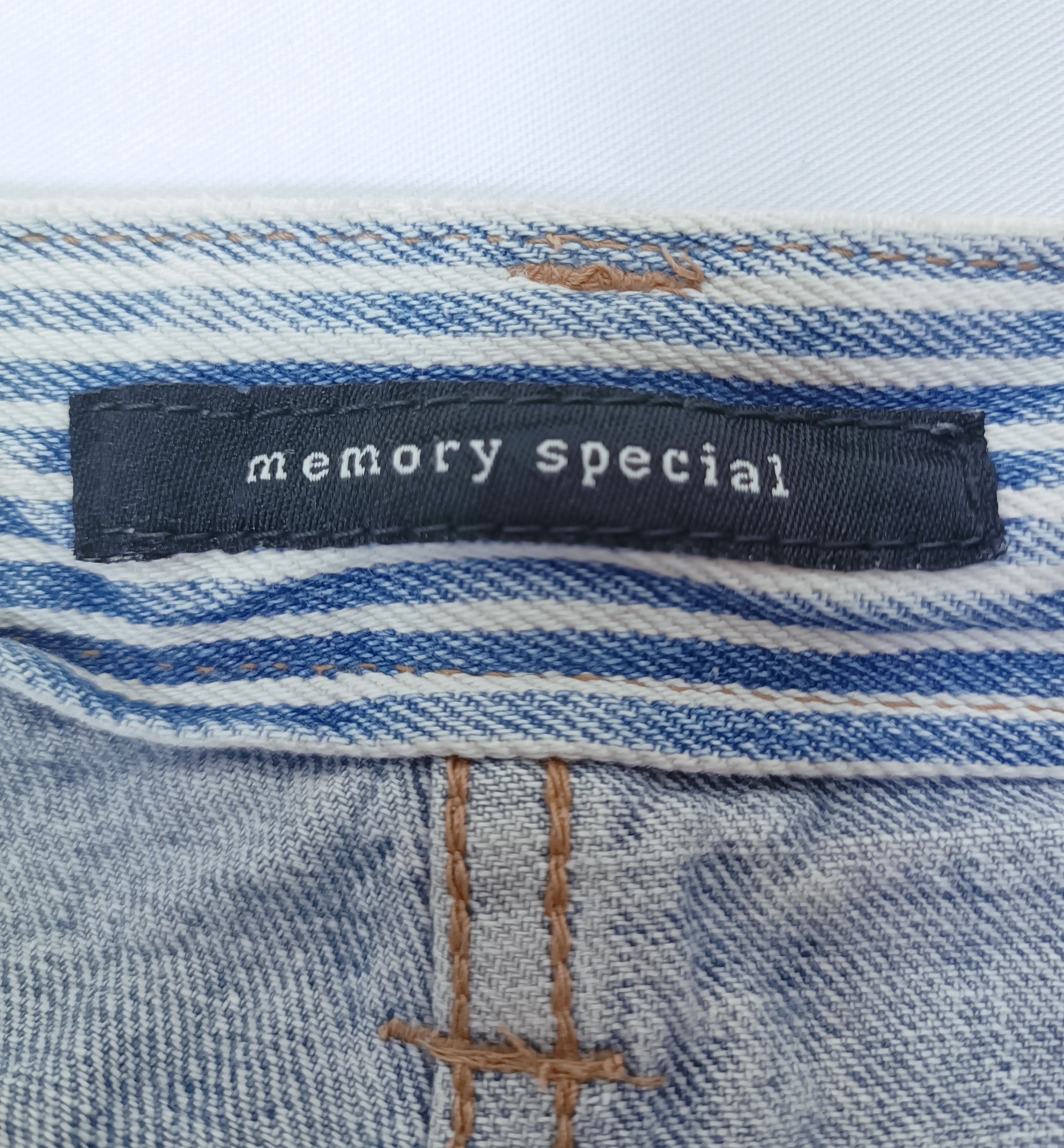 Japanese Brand Vintage Japanese Memory Special Double Waist Jeans Size US 30 / EU 46 - 14 Thumbnail