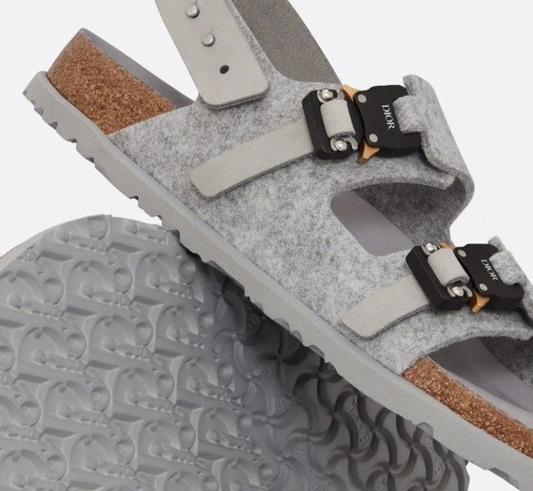 Dior Dior x Birkenstock Nubuck Milano Sandals Size US 11 / EU 44 - 4 Thumbnail