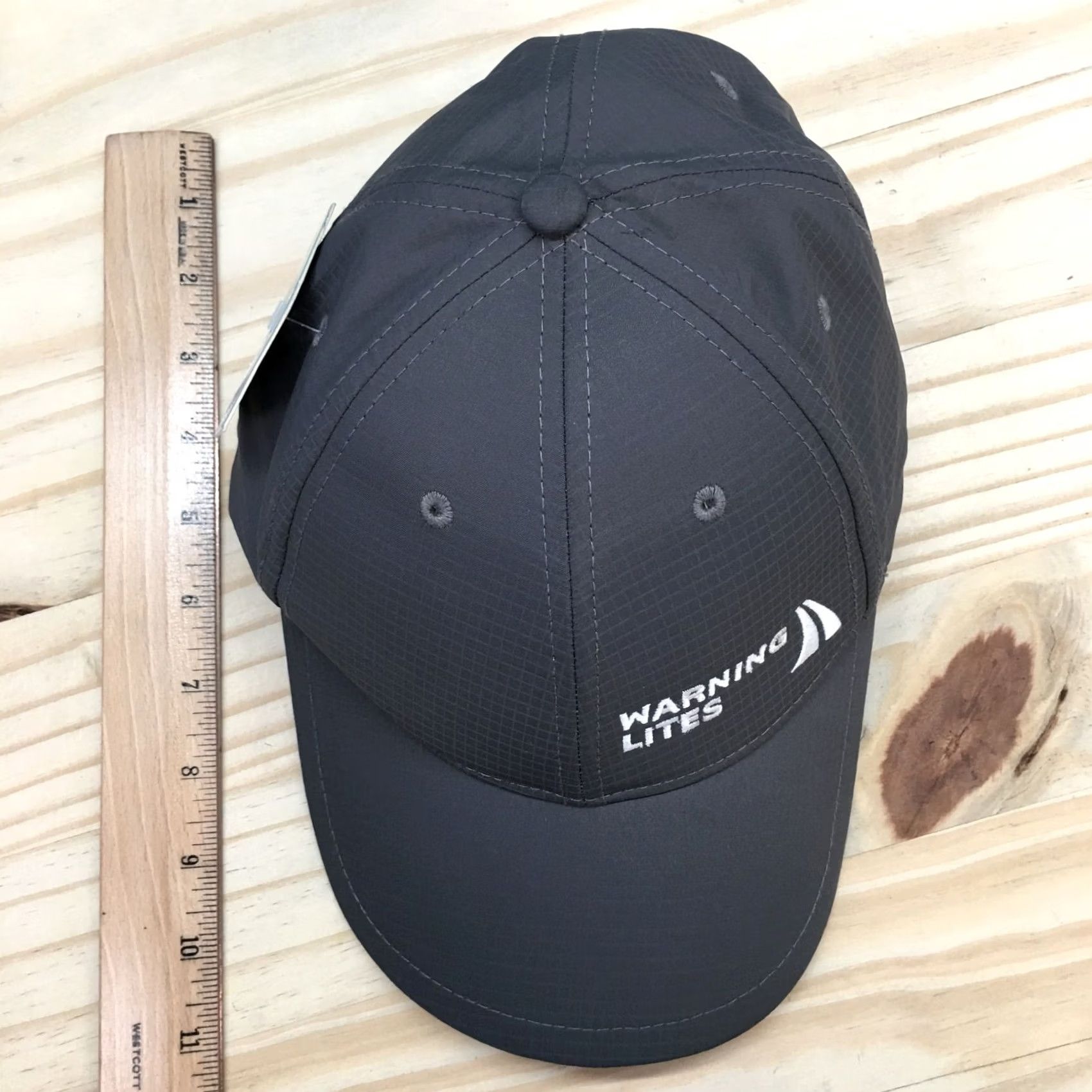 Vintage Capamerica Warning Lites Baseball Cap Hat Mens One Size Gray Adjustable NWT Golf Hat Size ONE SIZE - 3 Thumbnail