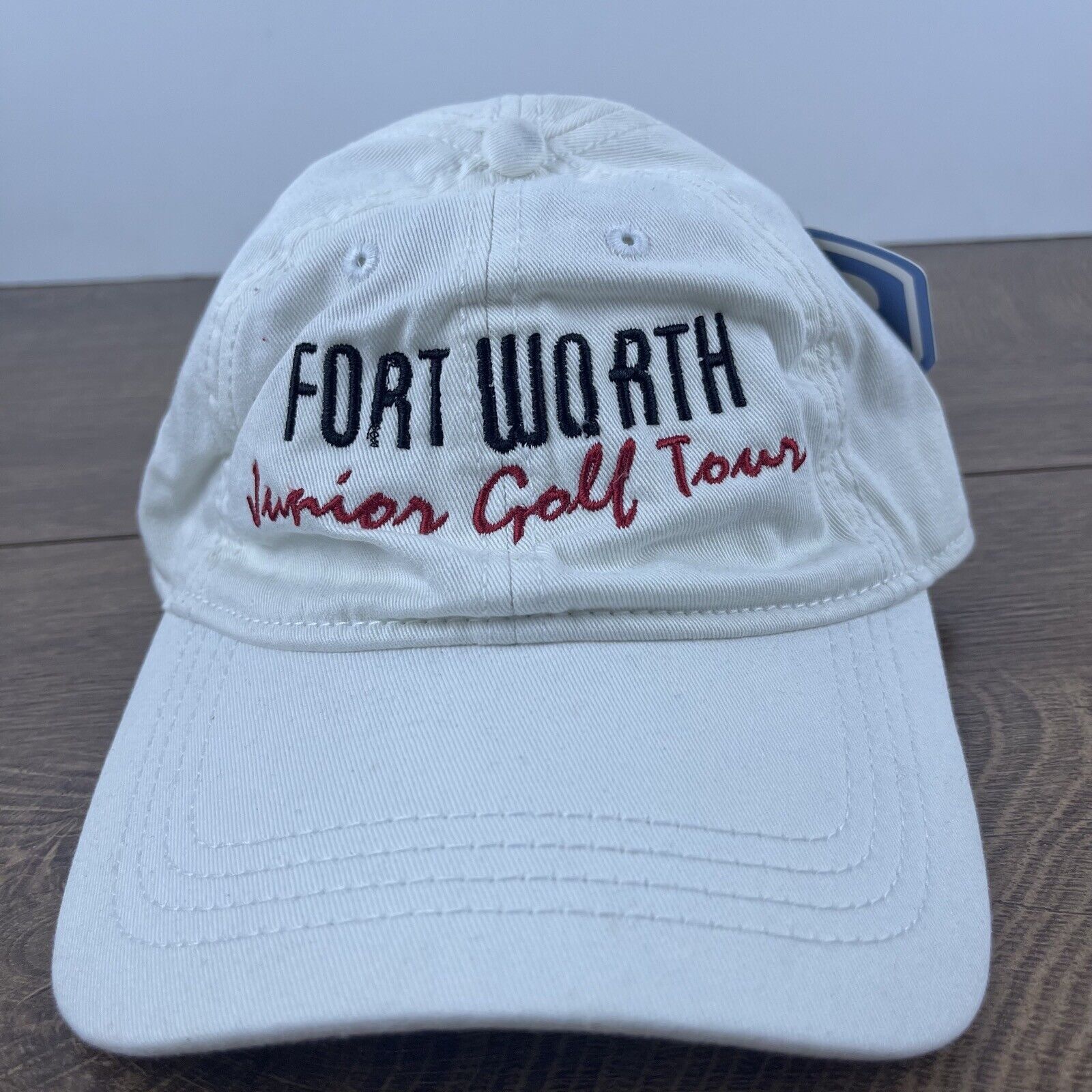 Other Fort Worth Hat Junior Golf Tour Hat White Cap Hat Adjustable Size ONE SIZE - 3 Thumbnail