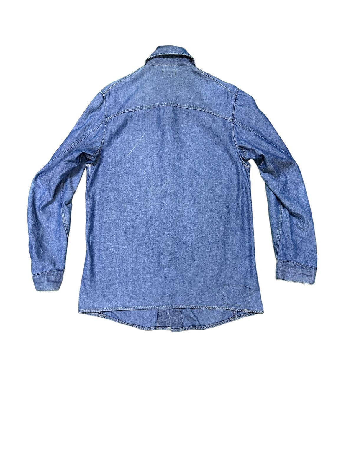 Levi's Vtg levis enginer denim shirt button down Size US M / EU 48-50 / 2 - 2 Thumbnail