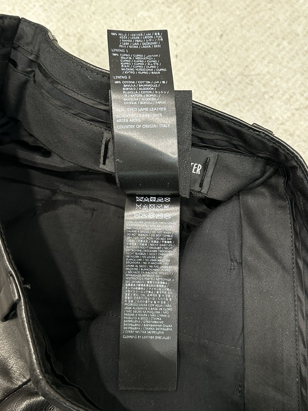 Ann Demeulemeester Ann Demeulemeester leather pants Size US 42 / EU 58 - 8 Thumbnail