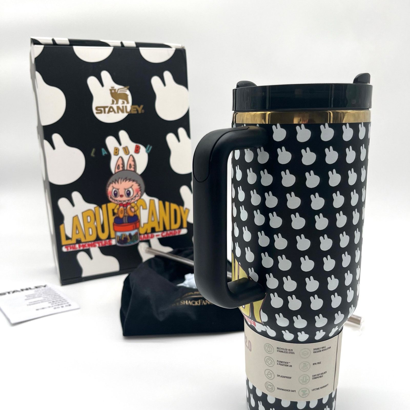 Unknown London LABUBU The Monsters x Stanley NWT, Authentic Collectible Size ONE SIZE - 7 Thumbnail