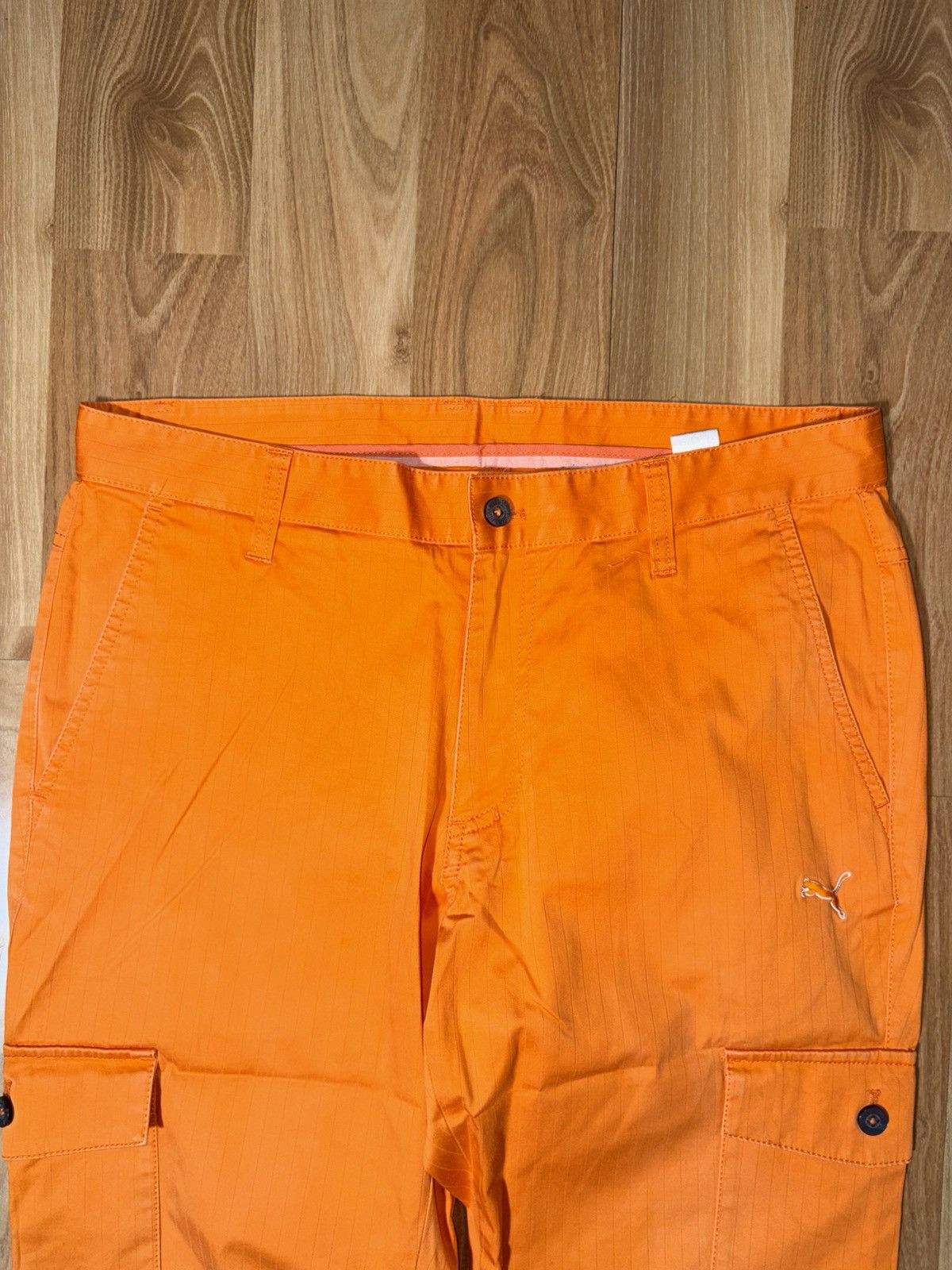 Puma Puma "SportLifestyle" Ripstop Cargo Pants - Electric Orange Size US 30 / EU 46 - 3 Thumbnail
