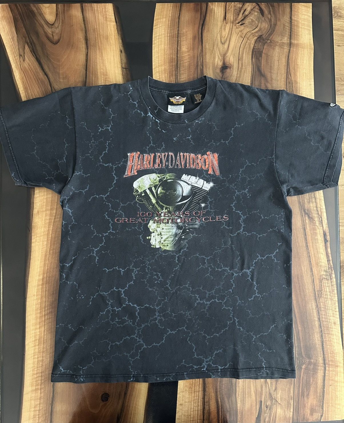 Harley Davidson Vintage Harley Davidson Lightning AOP 100 Year Anniversary Size US L / EU 52-54 / 3 - 1 Thumbnail