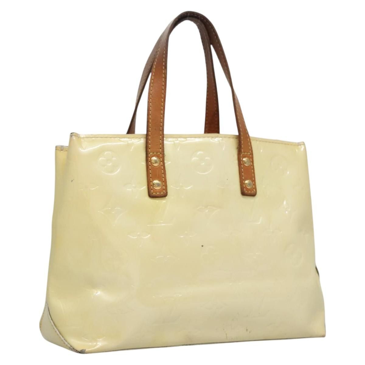 Louis Vuitton LOUIS VUITTON Monogram Vernis Reade PM Hand Bag Perle M91336 Size ONE SIZE - 1 Thumbnail