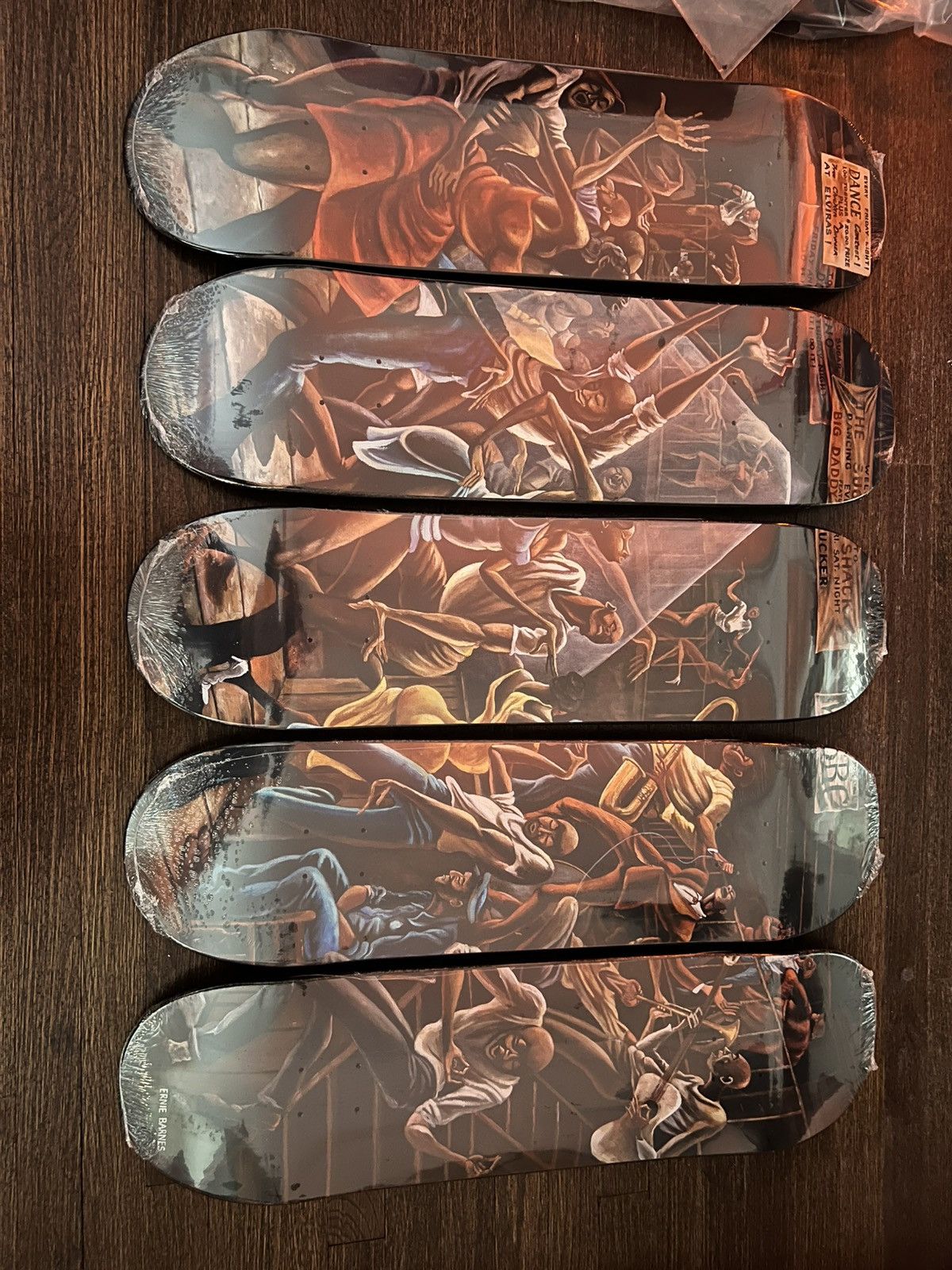 Supreme Supreme/Ernie Barnes Skateboard Deck Set (Set of 5) Size ONE SIZE - 5 Thumbnail
