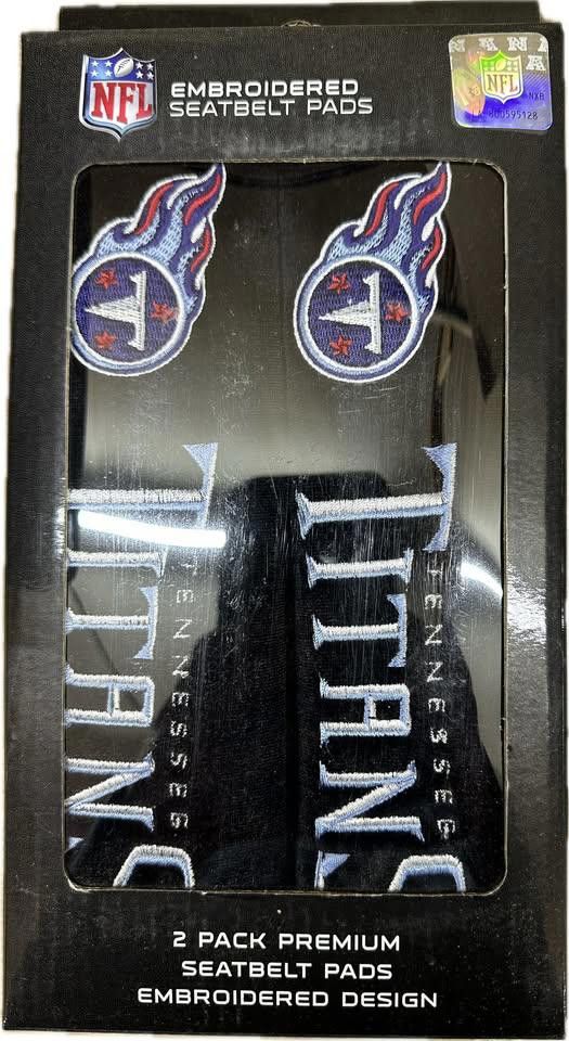 Designer Tennessee Titans Seat Belt Pad Cover Embroidered Size ONE SIZE - 1 Thumbnail