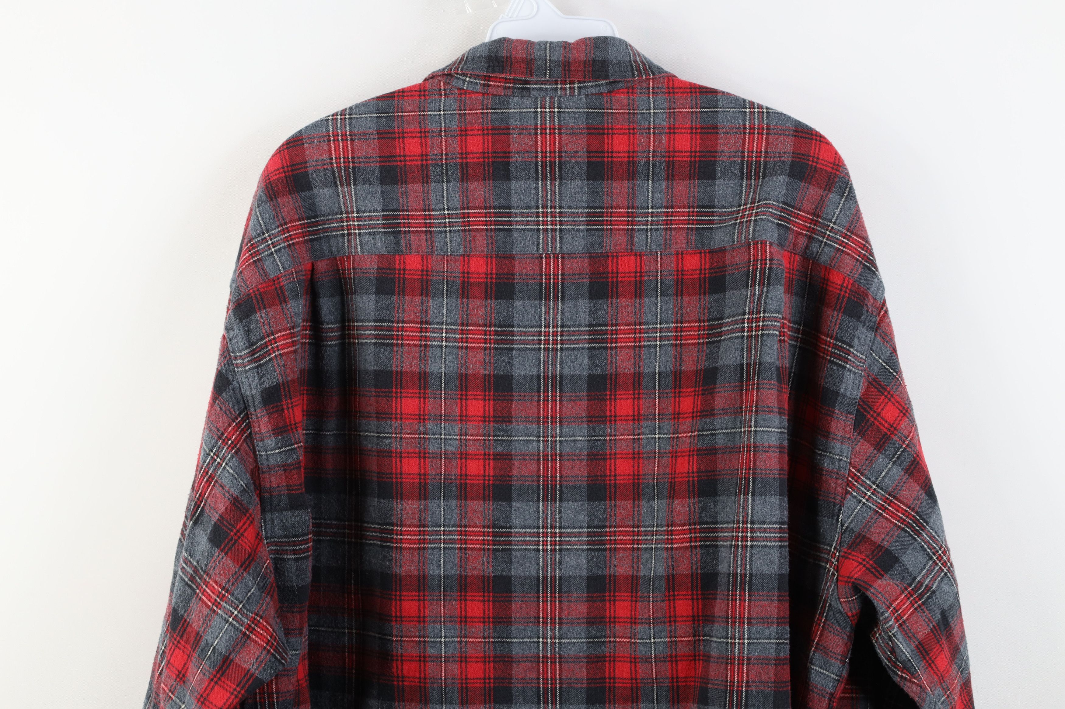 Eddie Bauer Vintage 90s Eddie Bauer Flannel Collared Button Shirt Plaid Size US L / EU 52-54 / 3 - 8 Thumbnail