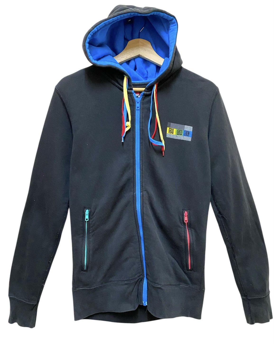 Diesel Hoodie Small Logo Zipper