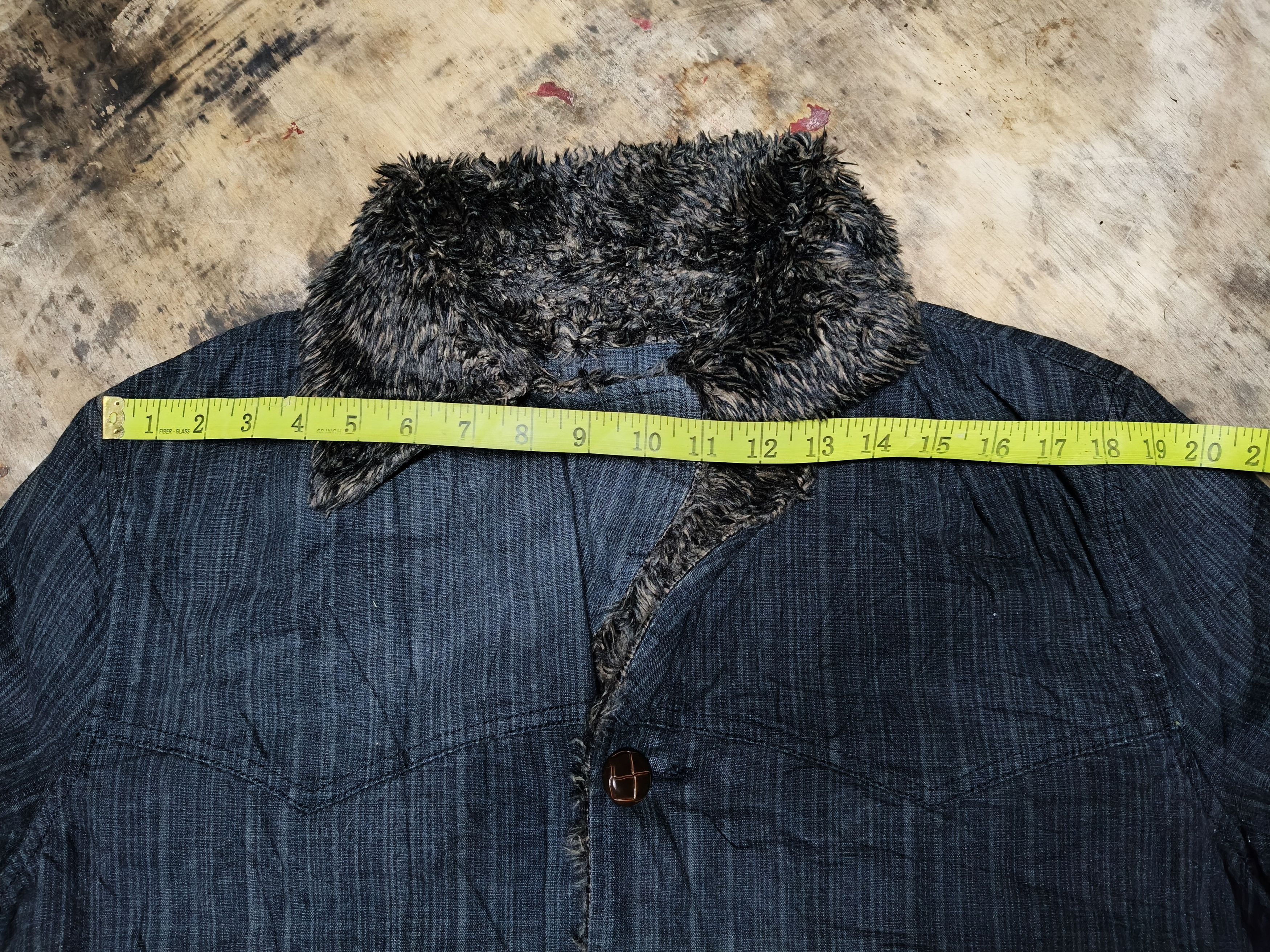 Japanese Brand Jungle Strom Faux Fur button Jacket Size US L / EU 52-54 / 3 - 16 Thumbnail