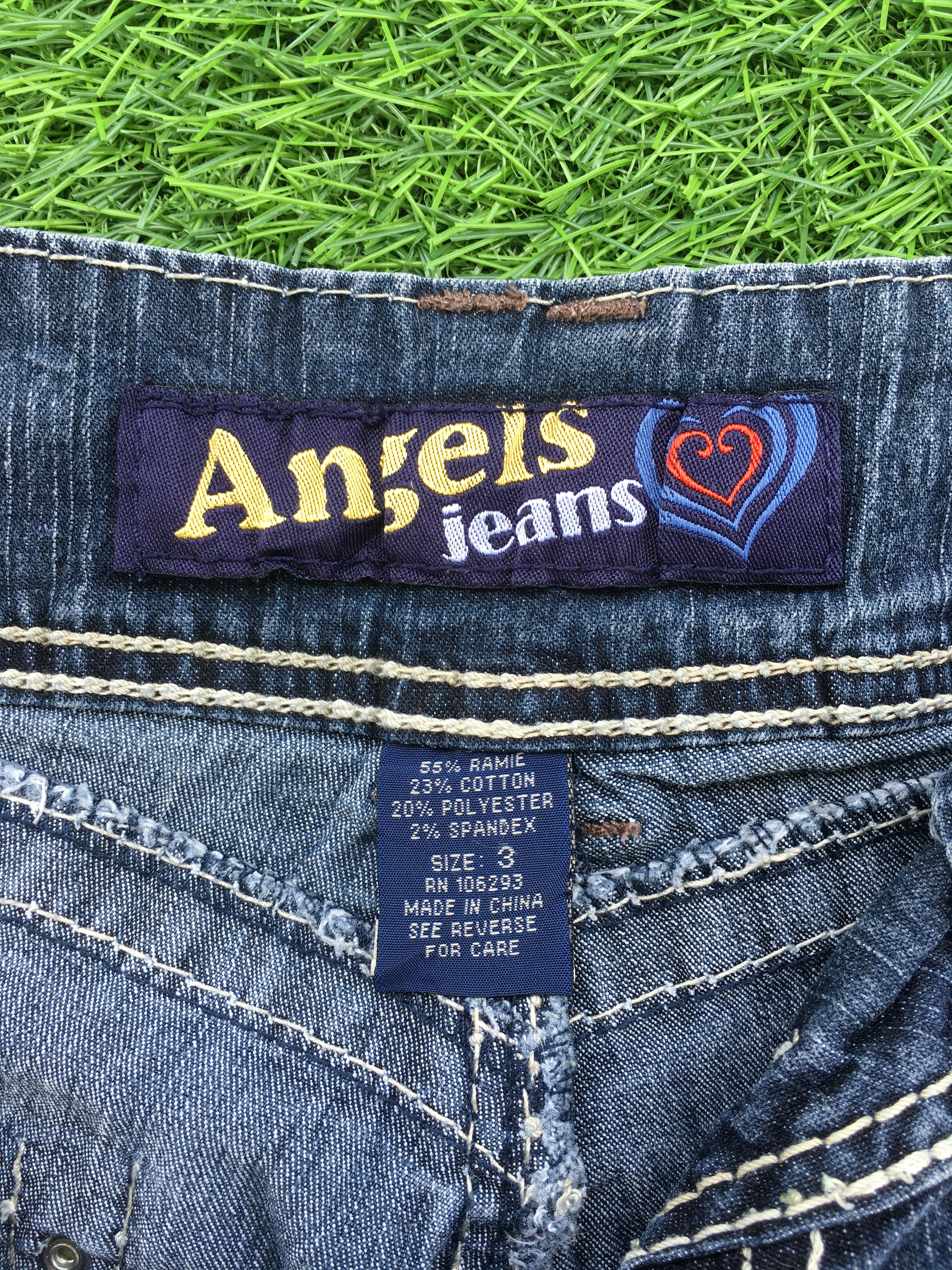 Designer Angels Jeans Bootcut Stretch Jeans D-969 Size 24" / US 00 / IT 34 - 11 Thumbnail