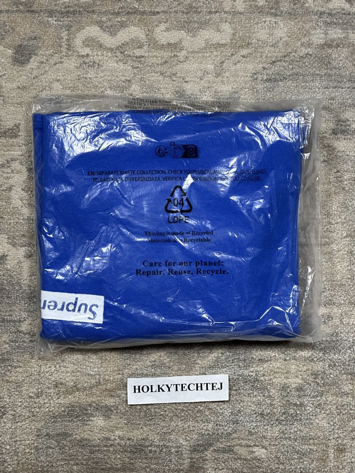 Supreme Supreme Static Tee - Royal - XXL - FW23 Size US XXL / EU 58 / 5 - 7 Thumbnail
