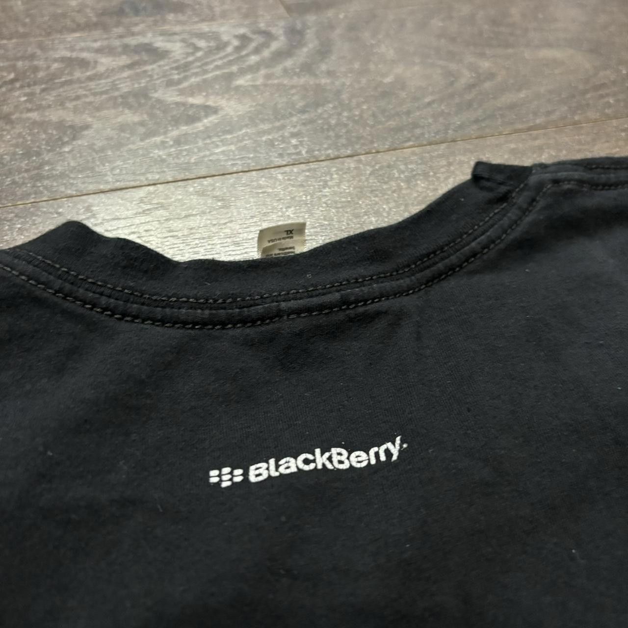 American Apparel Vintage blackberry bbme bbm me t shirt 00s L Size US L / EU 52-54 / 3 - 3 Thumbnail
