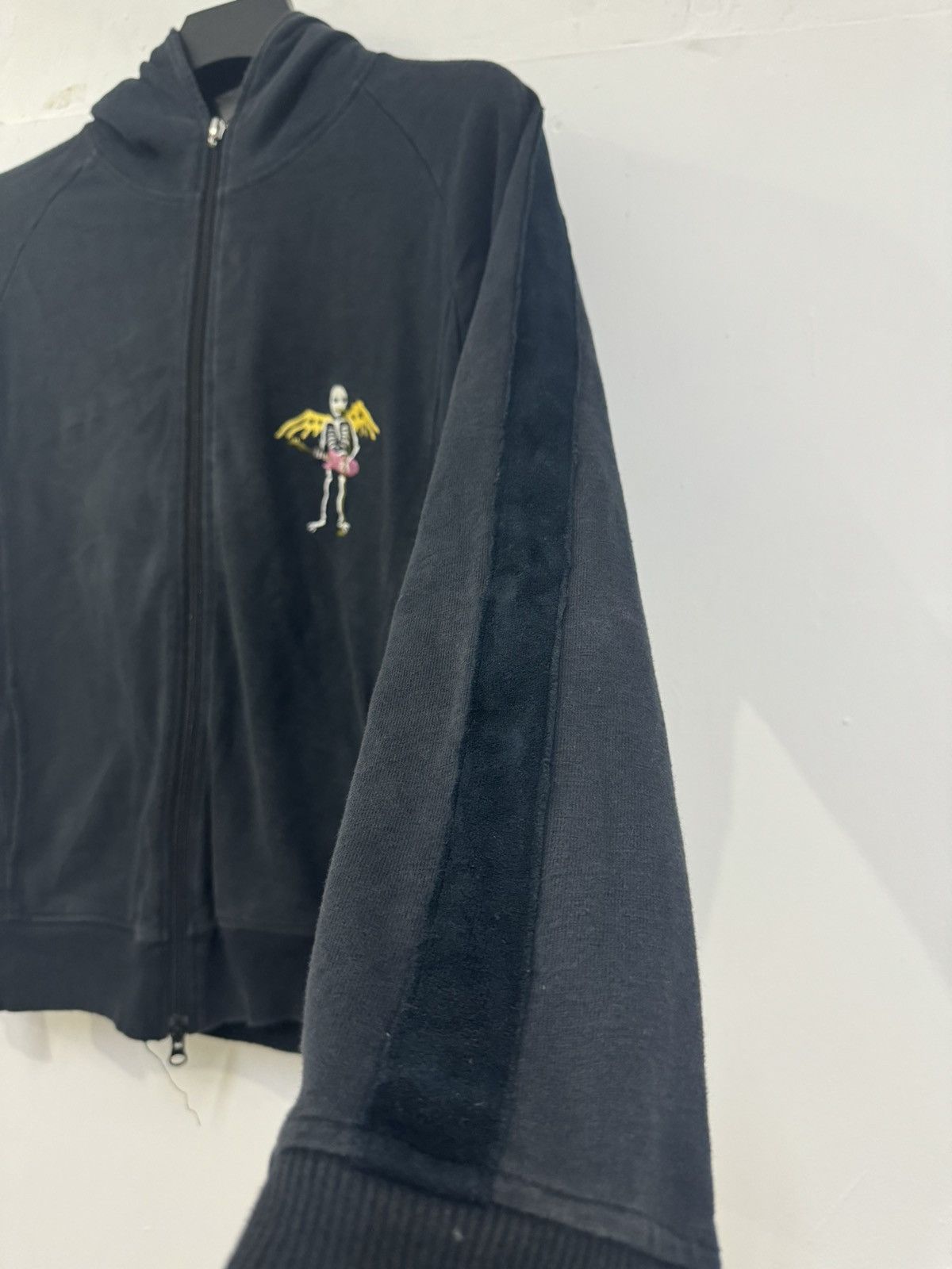PPFM 💥 PPFM ROCK & ROLL SKELETON WINGS PLAY GUITAR & DRUM HOODIE Size US M / EU 48-50 / 2 - 9 Thumbnail