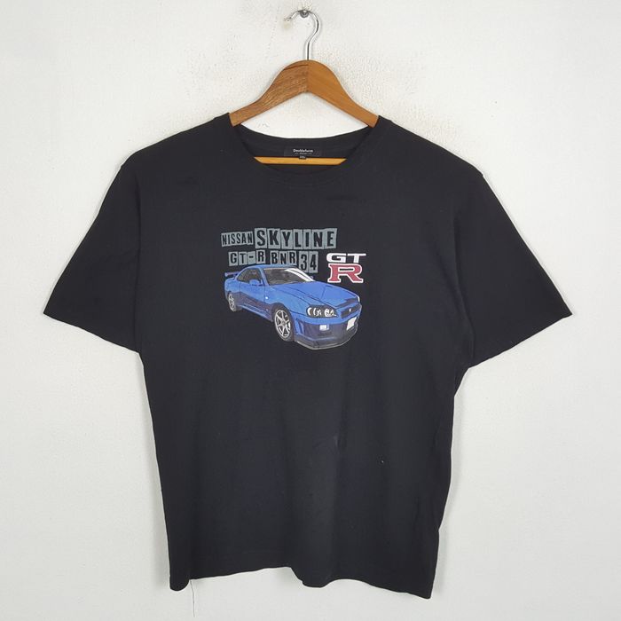 Vintage Vintage NISSAN SKYLINE GTR R34 Japanese Racing Team T-Shirts ...