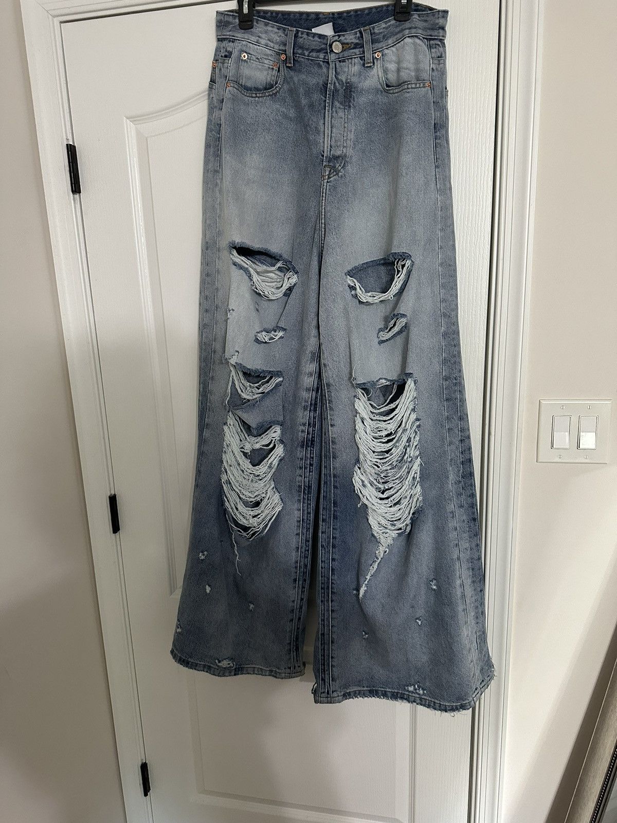 Vetements Vetements Destroyed Jeans ( NWT ) | Grailed