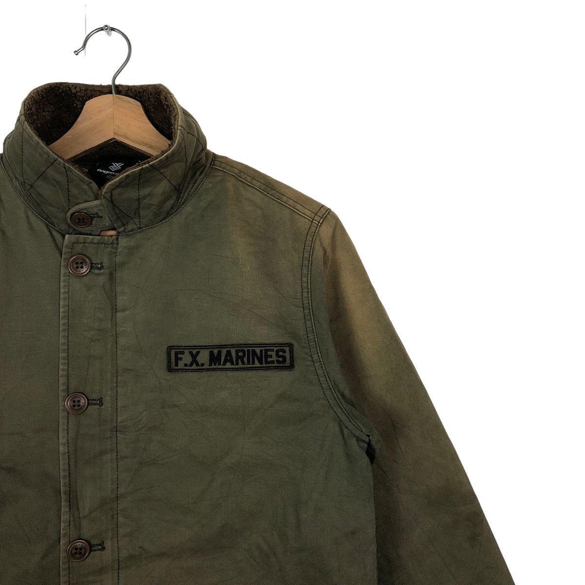 Japanese Brand 🔥Sun Faded Design Hunting Jacket F.X. Marines Military Size US M / EU 48-50 / 2 - 6 Thumbnail