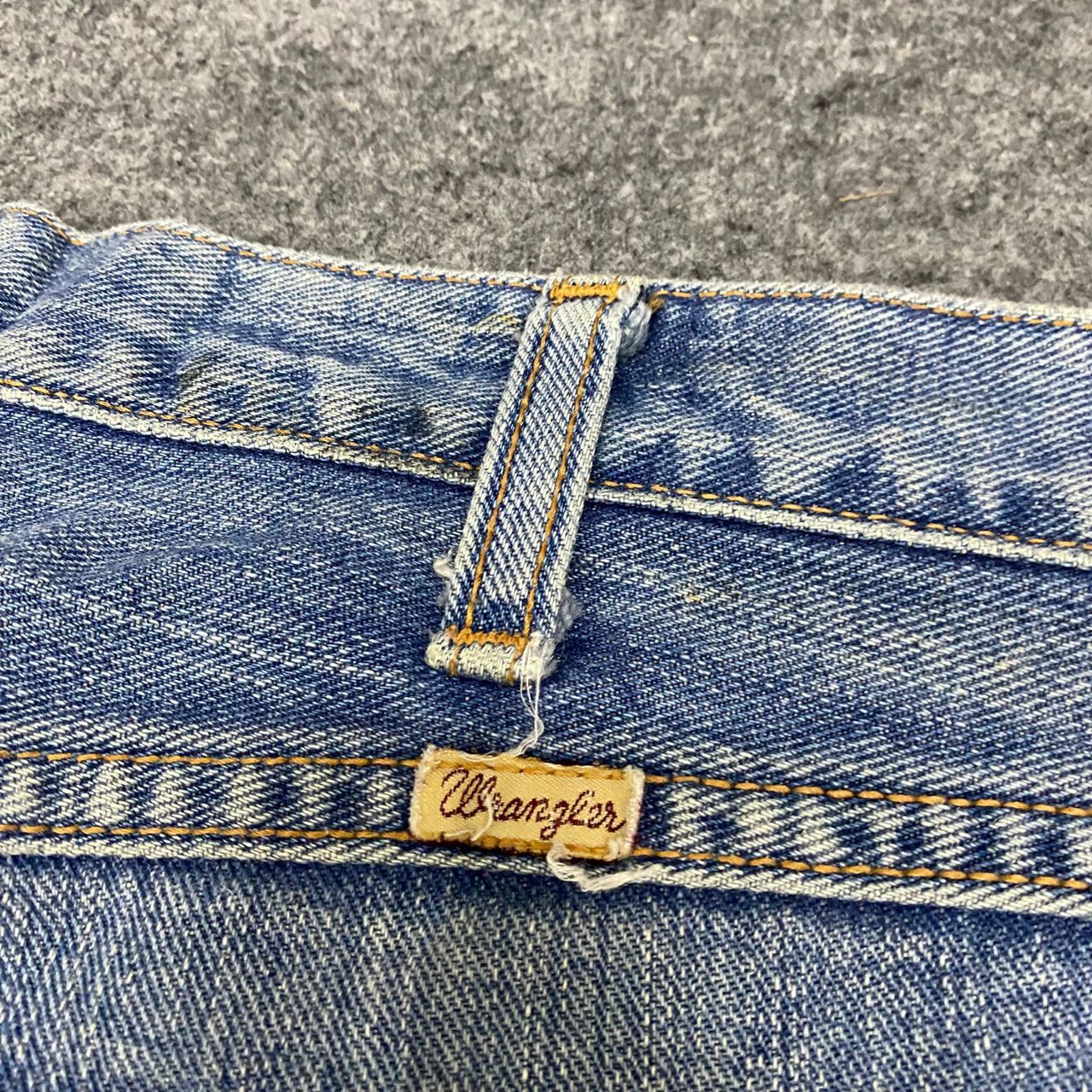 Wrangler Vintage 80s Wrangler Distressed Denim Size US 31 - 12 Thumbnail