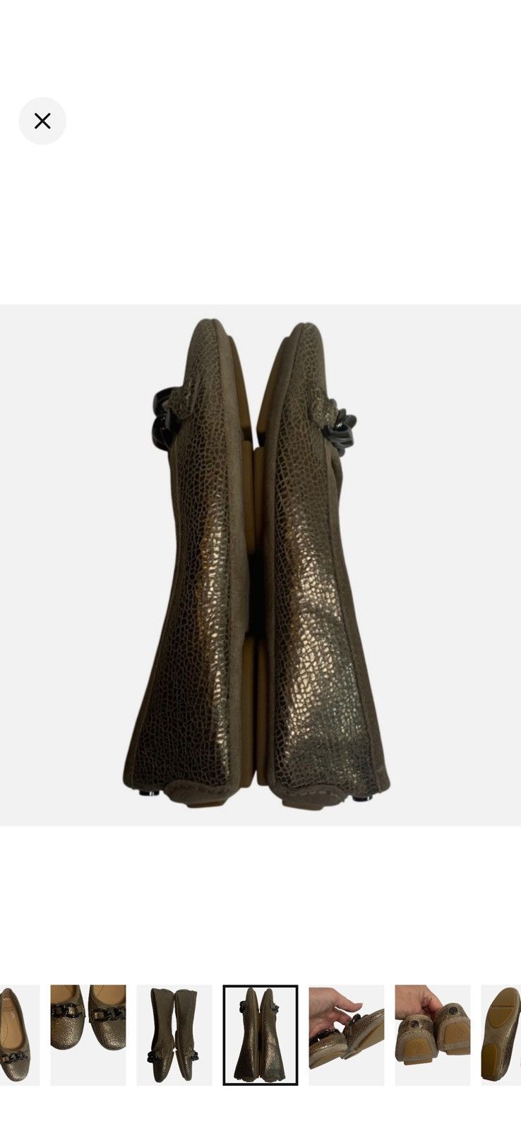 Donald Pliner Donald Pliner Leather Ballet Flat Meets Driving Moccasin Size US 6.5 / IT 36.5 - 5 Thumbnail