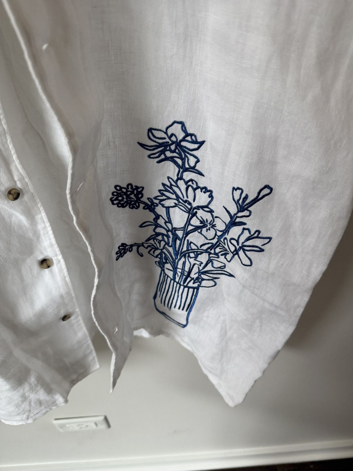 Aime Leon Dore Linen Bouquet Camp Collar Shirt XL Size US XL / EU 56 / 4 - 2 Thumbnail