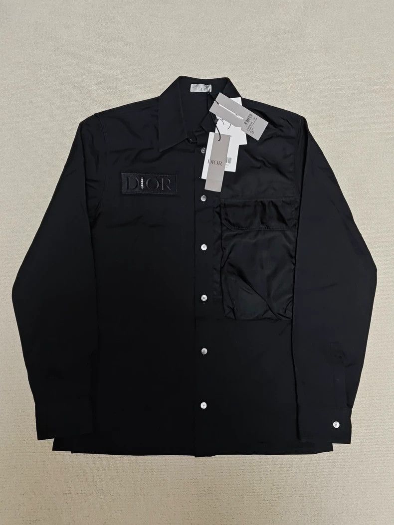 Dior Dior x Sacai Long Sleeve Shirt-dmc Size US M / EU 48-50 / 2 - 1 Thumbnail