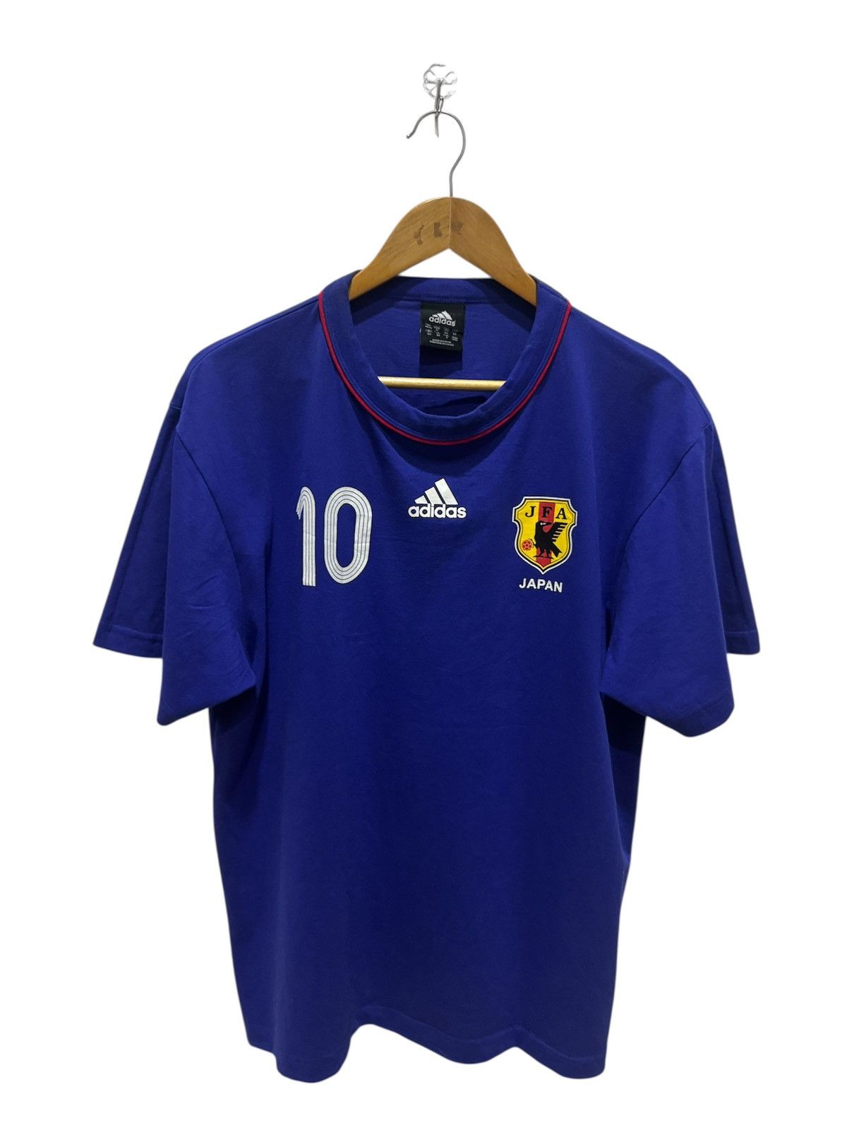 Adidas × Vintage Vintage Adidas JFA Nakamura Sign Size US L / EU 52-54 / 3 - 1 Thumbnail