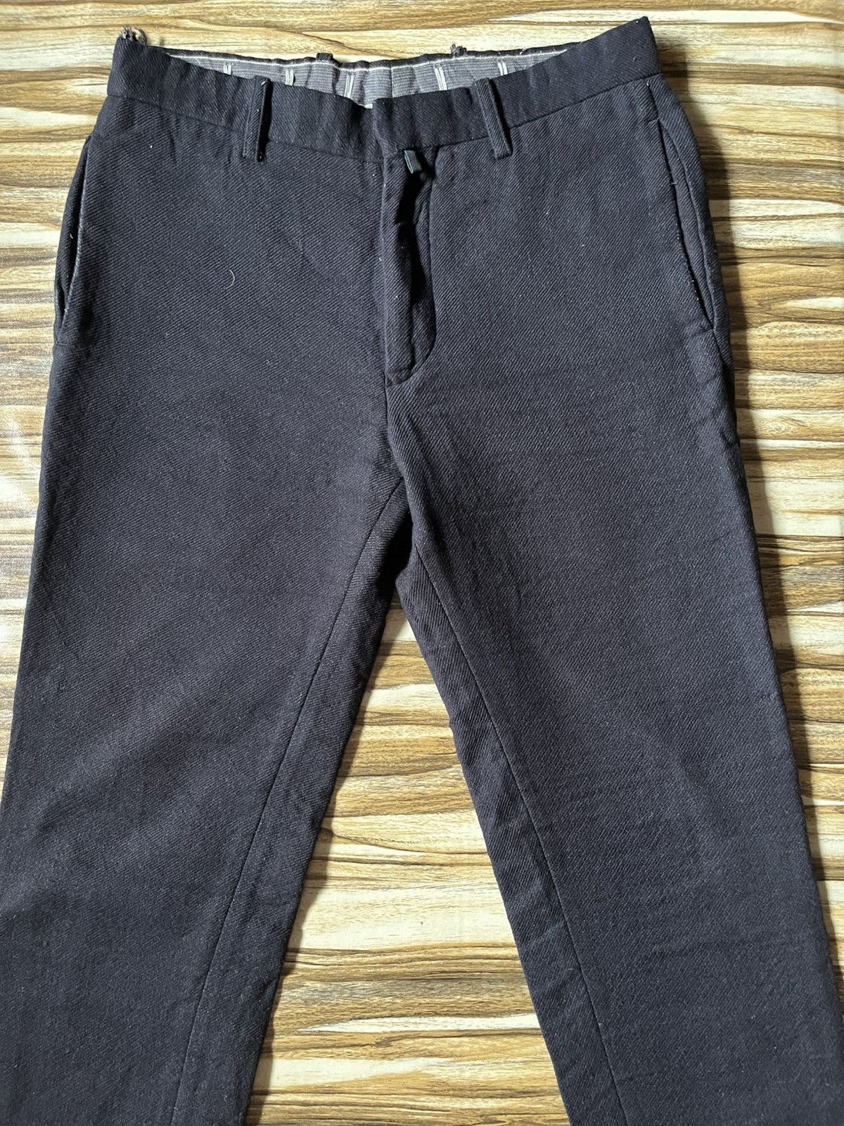 Japanese Brand Masterpiece Wool Gabardine Pant Size US 30 / EU 46 - 2 Thumbnail