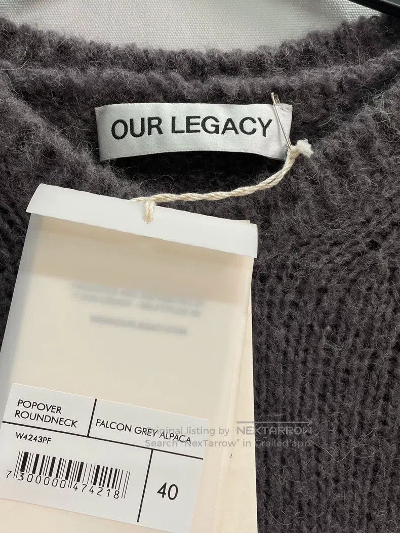 Our Legacy Our Legacy Grey sweater Size S / US 4 / IT 40 - 6 Thumbnail