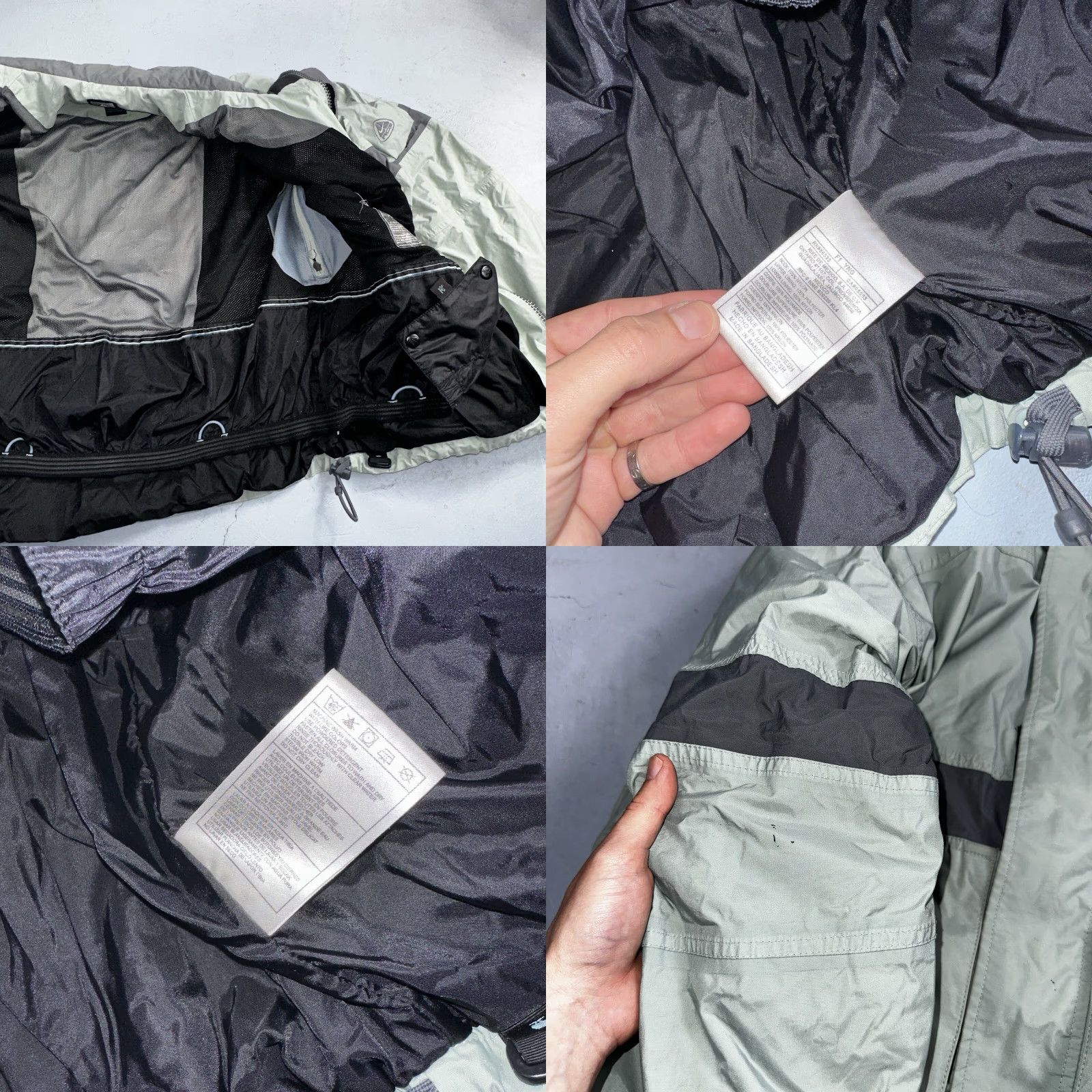Nike Nike Storm Fit Jacket VTG ACG Rain Jacket Storm Fit Anorak 90s Teal Hiking Ski Snowboard L Blue 90s Mens Jacket Size US L / EU 52-54 / 3 - 10 Thumbnail