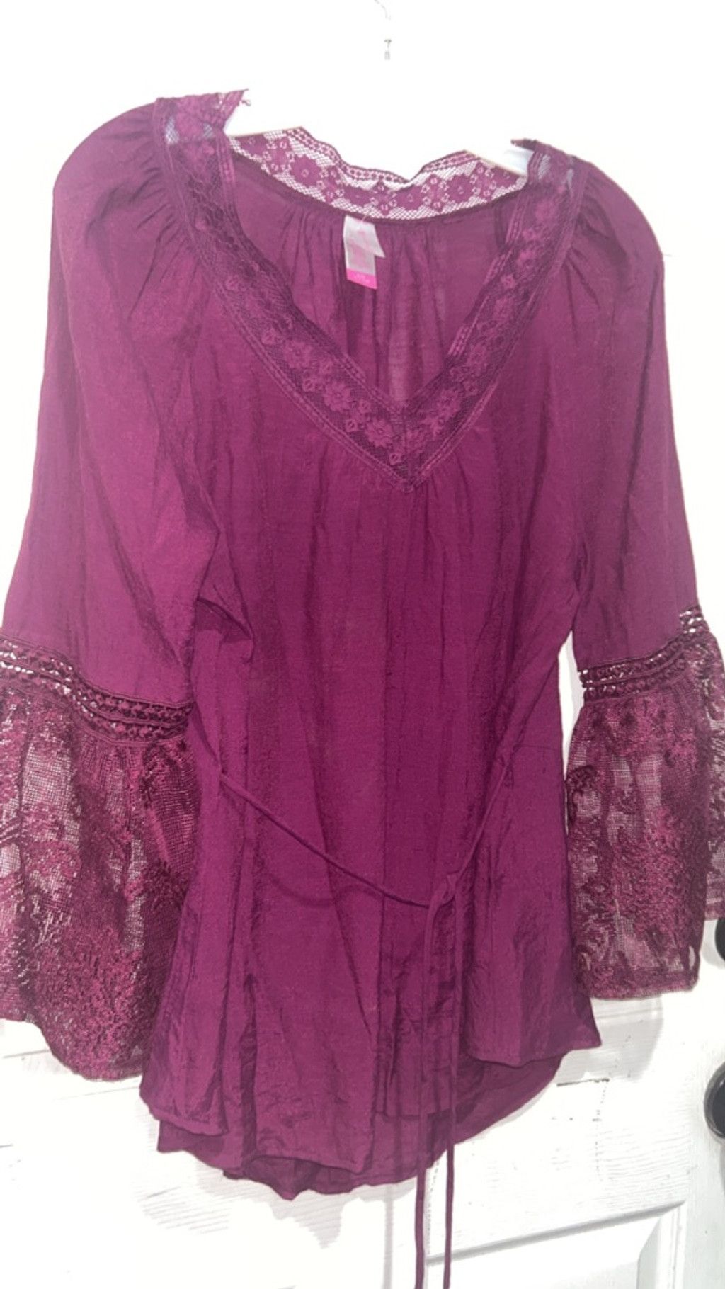 Other Women's No Boundaries Blouse L Magenta Size L / US 10 / IT 46 - 2 Thumbnail