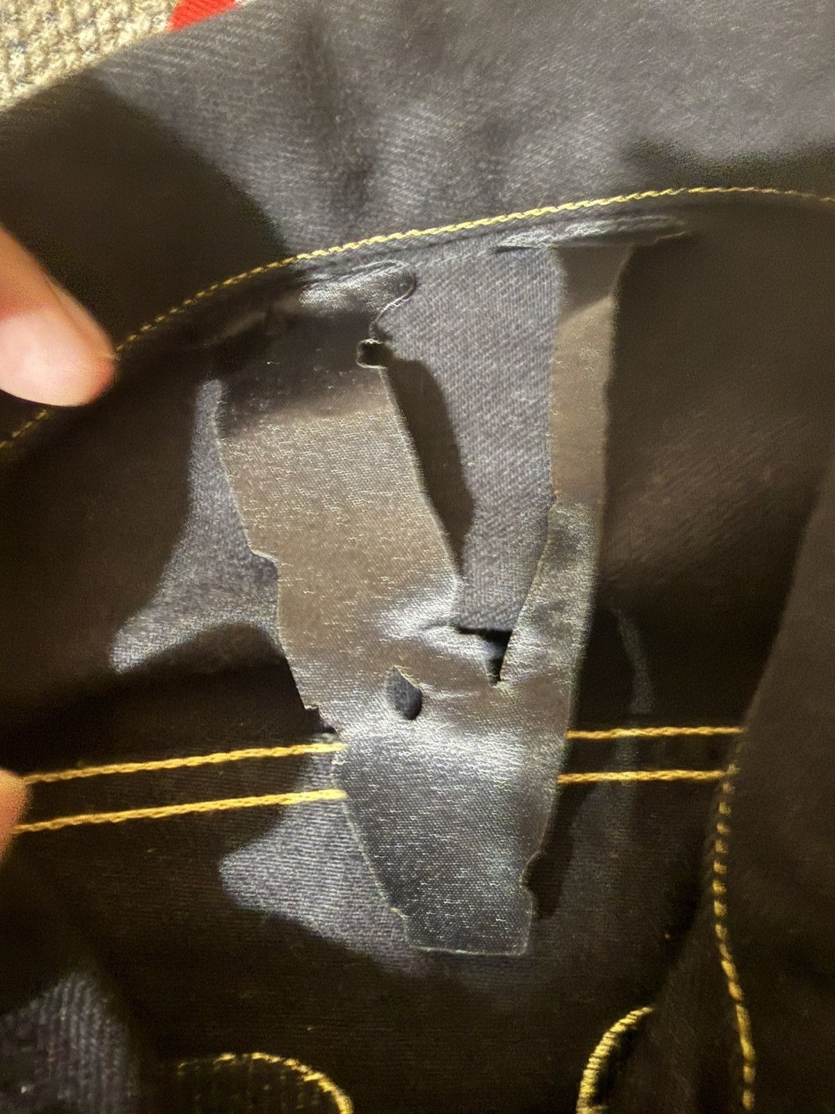 Vlone Vlone Denim Jacket Size US XL / EU 56 / 4 - 5 Thumbnail