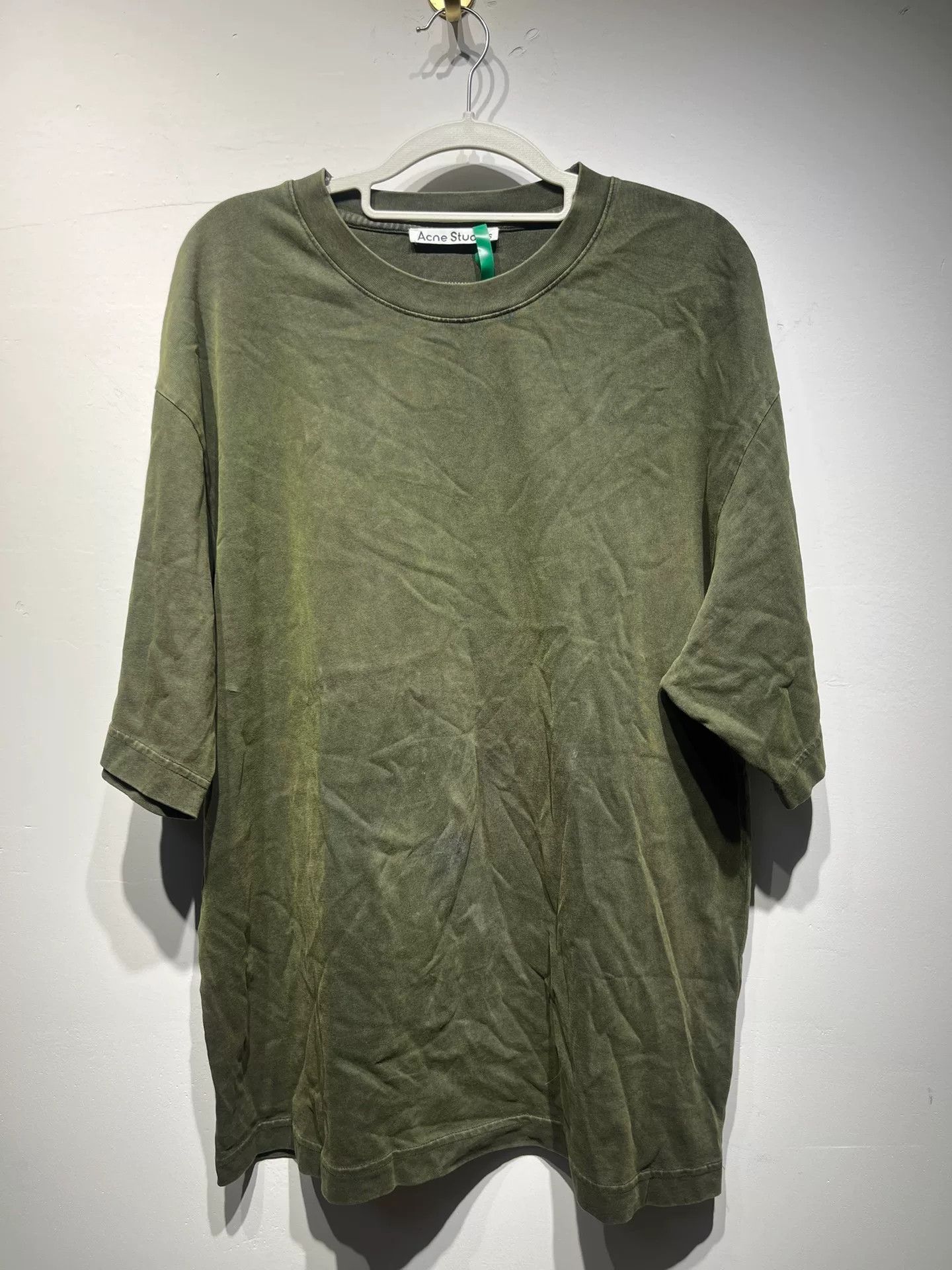 Acne Studios Acne Studios Straight Green T-Shirt M Men Size US M / EU 48-50 / 2 - 1 Thumbnail
