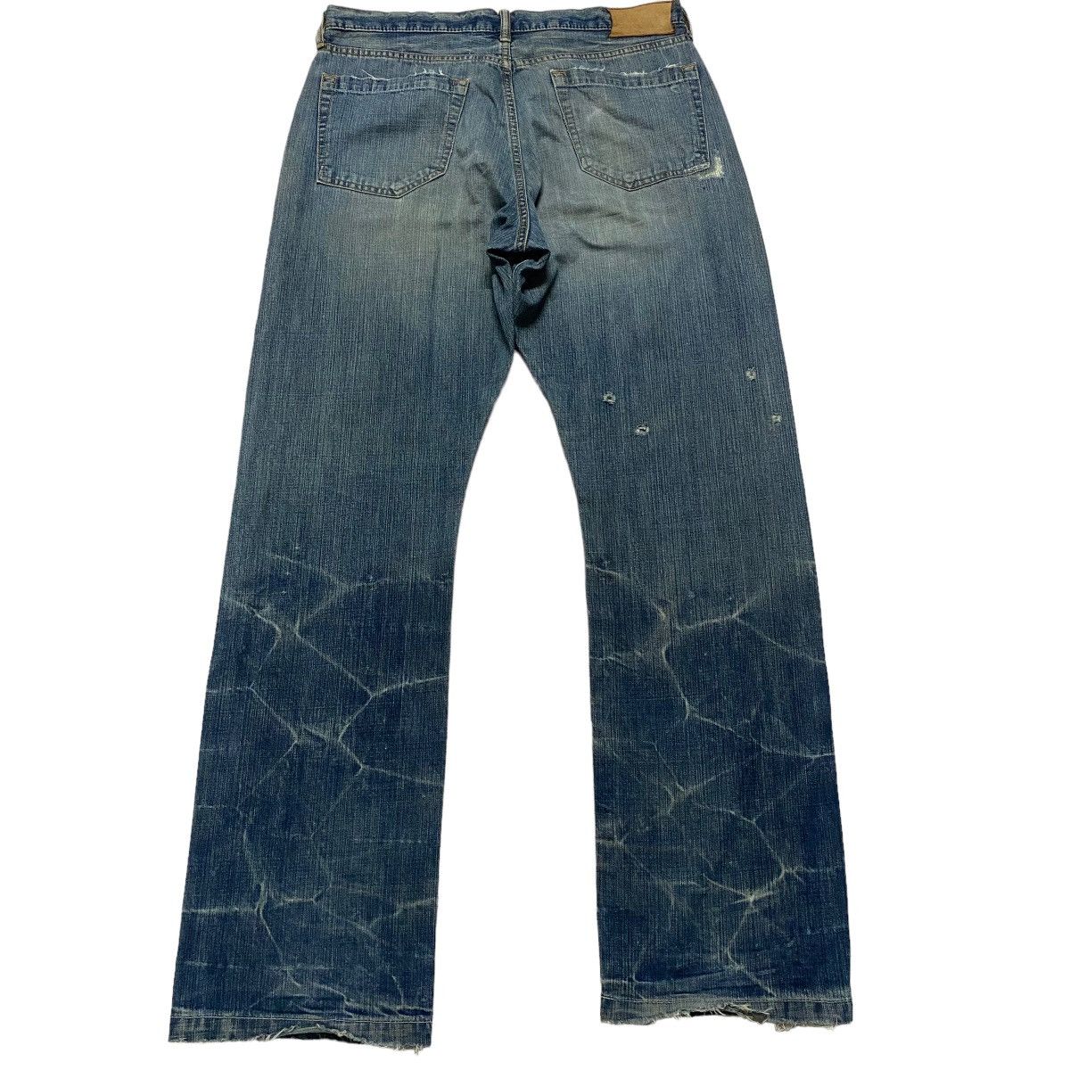 Swagger SWAGGER Mud Wash Distressed Denim Jeans Size US 34 / EU 50 - 2 Thumbnail