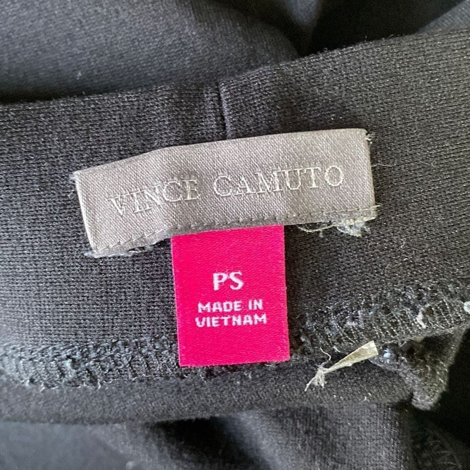 Vince Camuto Vince Camuto Women's Black Mid-Rise Ankle Leggings Size PS Size 27" / US 4 / IT 40 - 5 Thumbnail
