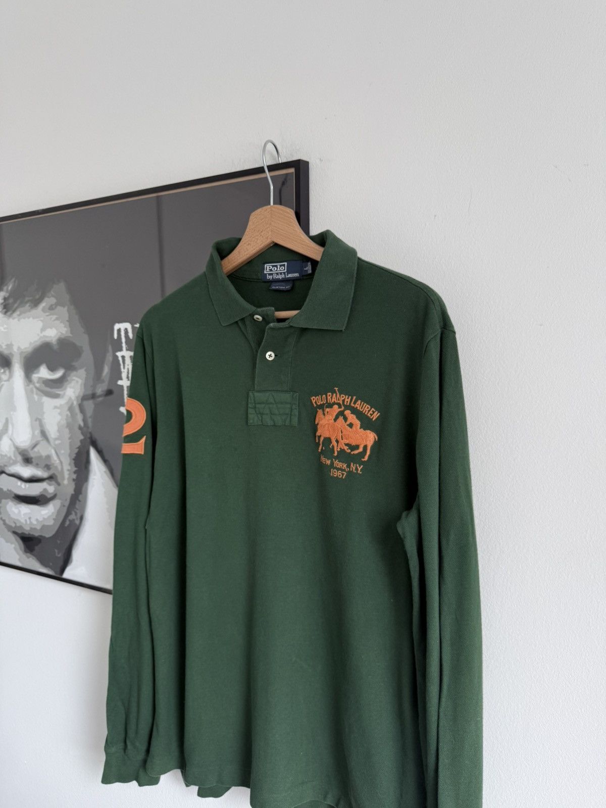 Polo Ralph Lauren × Vintage VINTAGE POLO RALPH LAUREN RUGBY LONG SLEEVE SHIRT Y2K Size US L / EU 52-54 / 3 - 2 Thumbnail