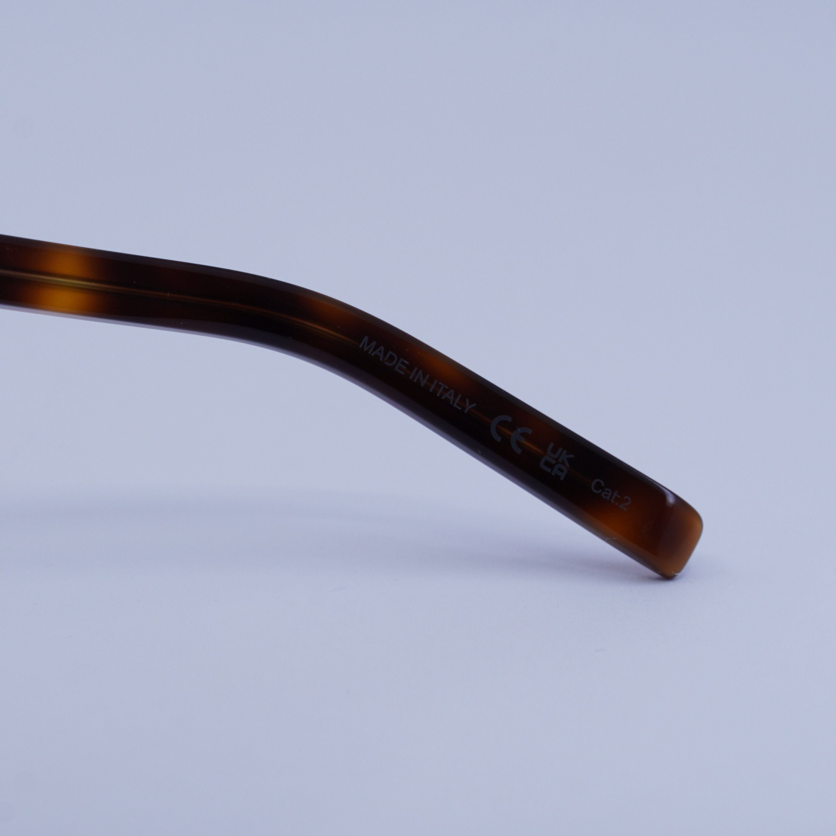 Saint Laurent Paris Saint Laurent SL364 MASK ACE 002 Sunglasses Havana Frame Size ONE SIZE - 8 Thumbnail