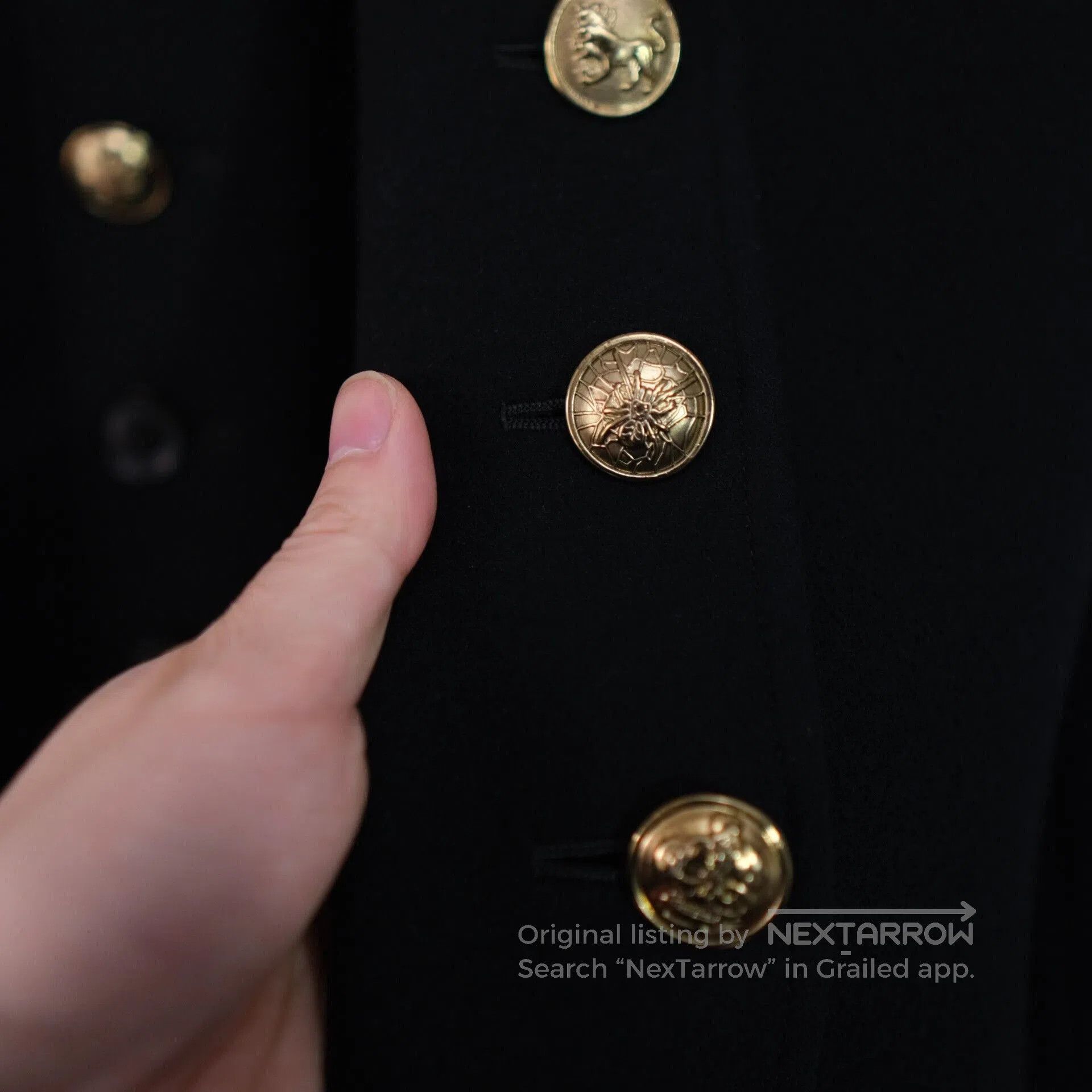 Yohji Yamamoto Yohji Yamamoto Napoleon Gold Button Coat. Size US M / EU 48-50 / 2 - 5 Thumbnail