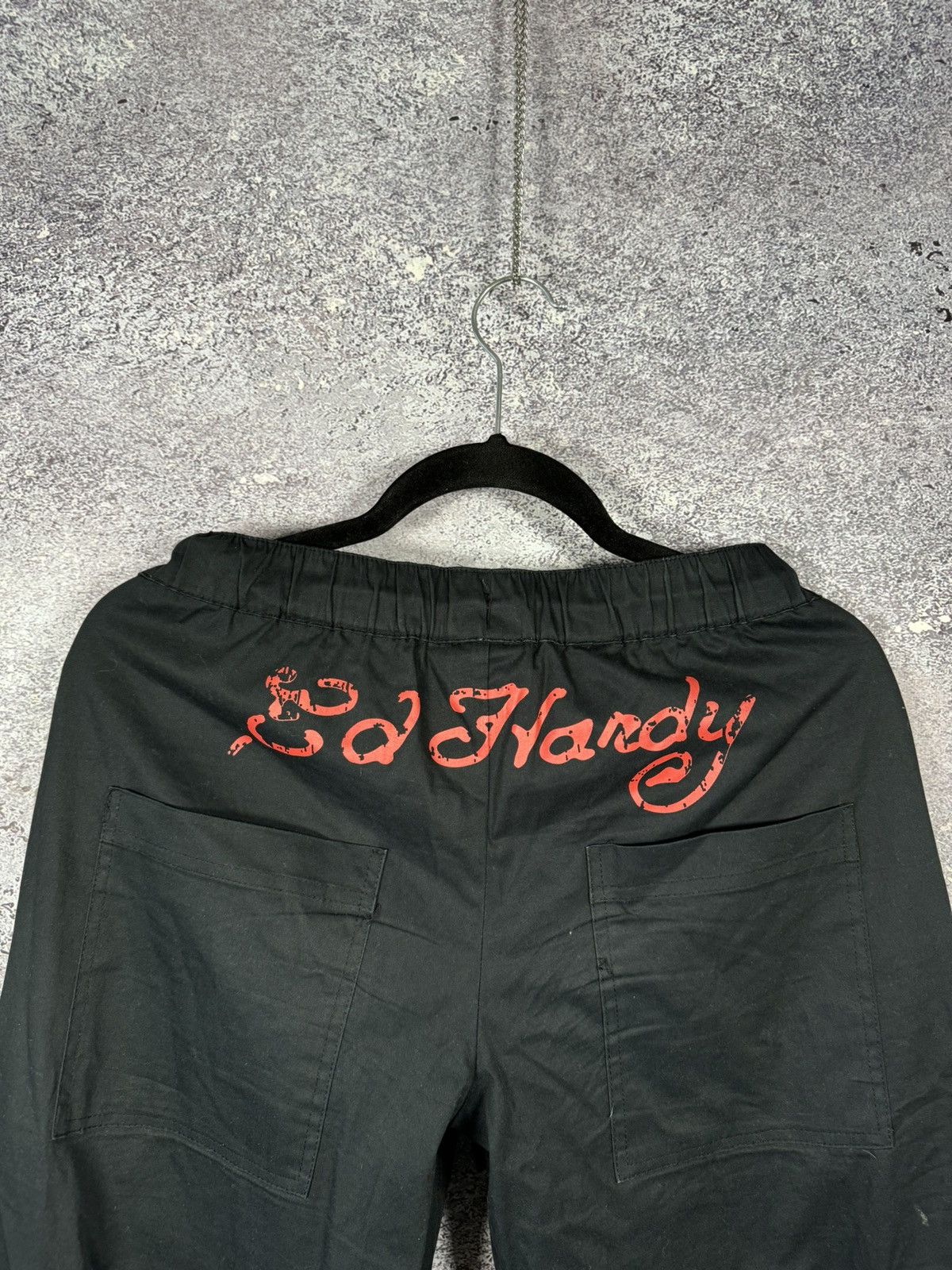 Ed Hardy × Urban Outfitters Ed Hardy x Urban Outfitters Cargo Pants Cotton Men XS Black Size US 30 / EU 46 - 12 Thumbnail
