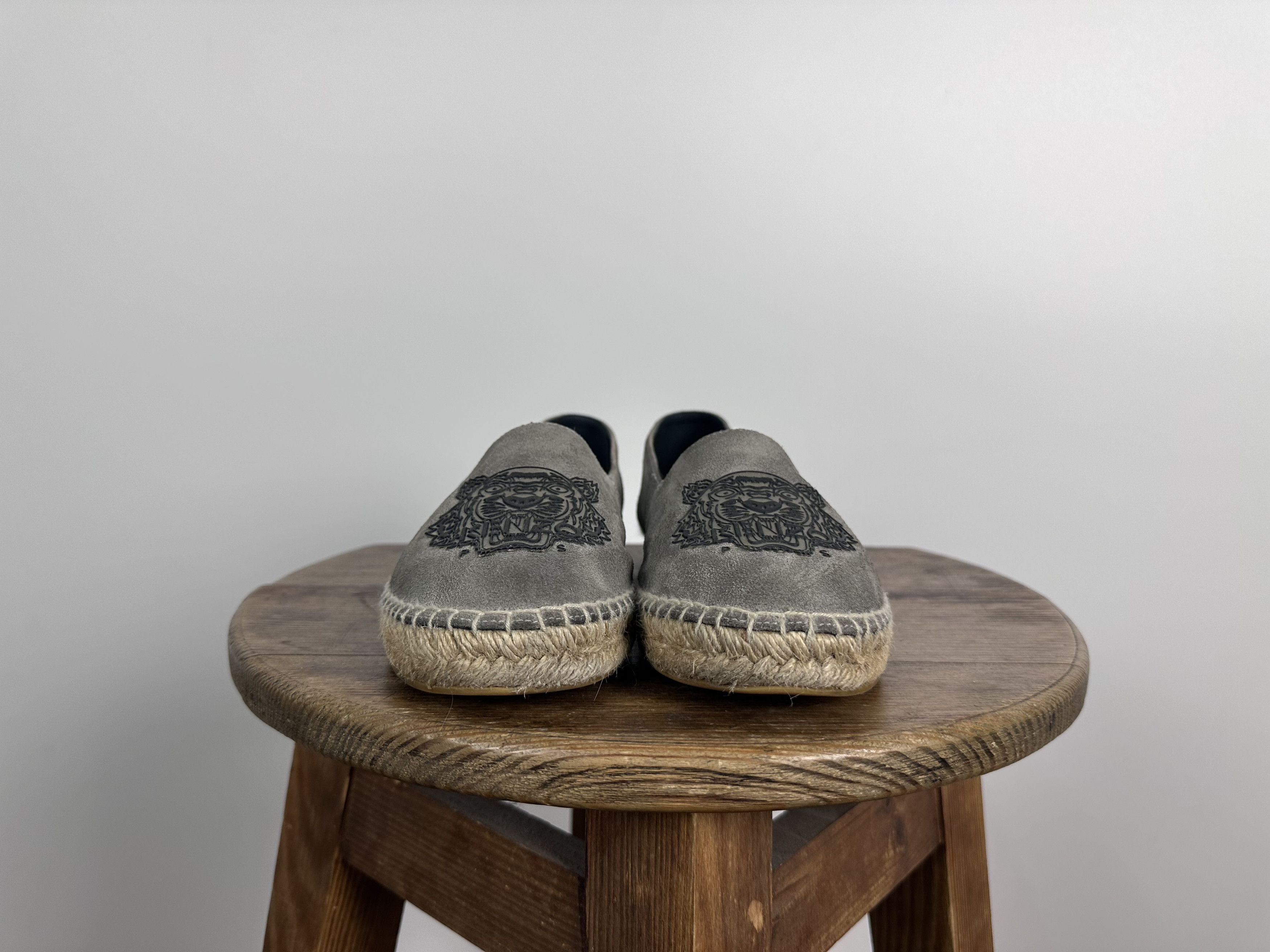 Kenzo KENZO Paris Canvas Tiger Espadrilles Shoes Gray Size 36 Size US 6 / IT 36 - 3 Thumbnail