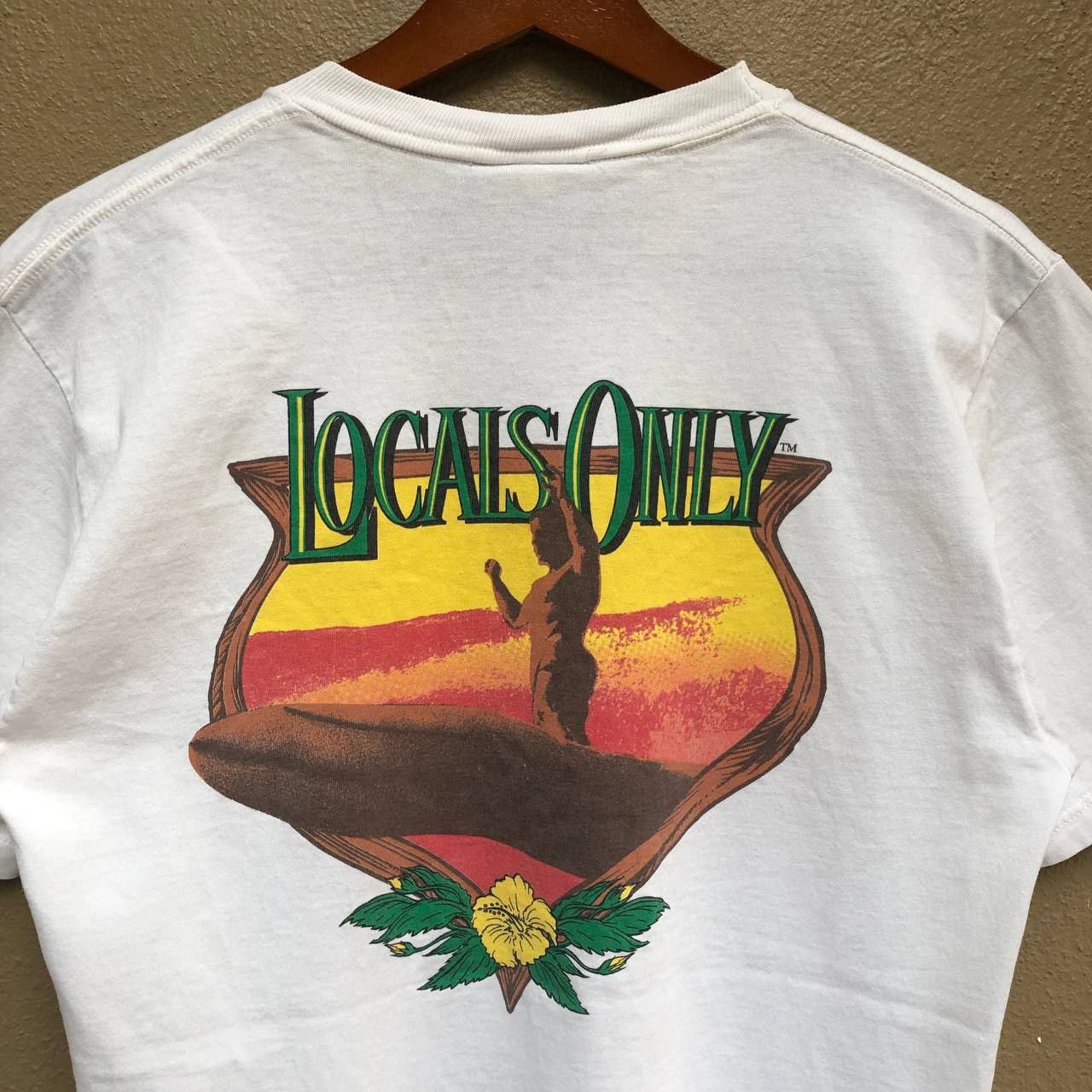 Vintage Rare Vintage Locals Only Surfing Tshirt Size US S / EU 44-46 / 1 - 3 Thumbnail