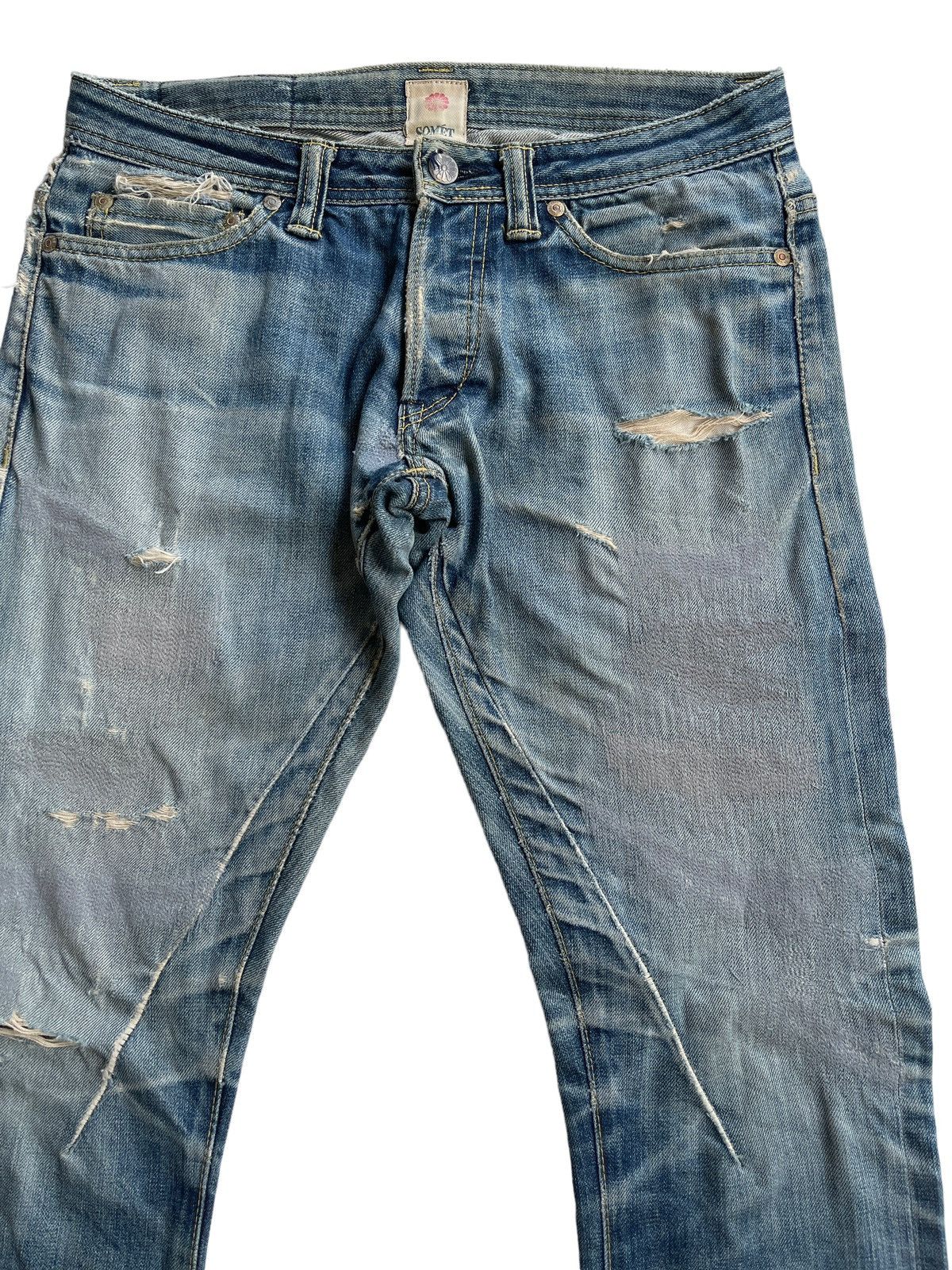 SOMET Somet Distressed Denim Japan Size US 28 / EU 44 - 7 Thumbnail