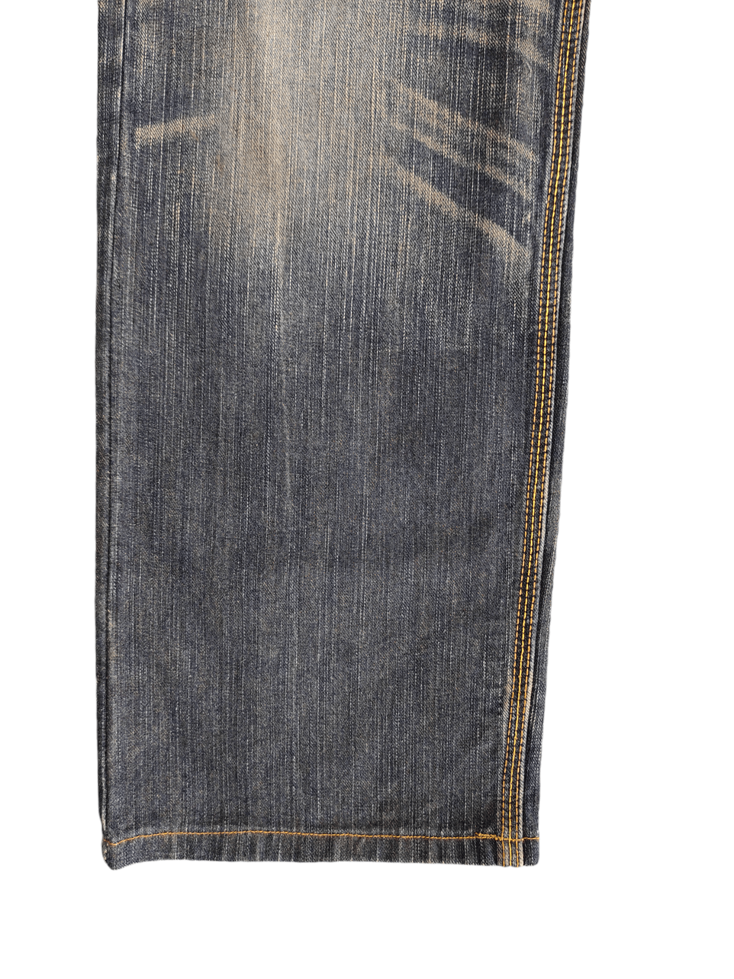Comme des Garcons × Undercover Vintage Y2k Edwin Xv Double Waist Clawmark Denim Jeans Size US 35 - 7 Thumbnail