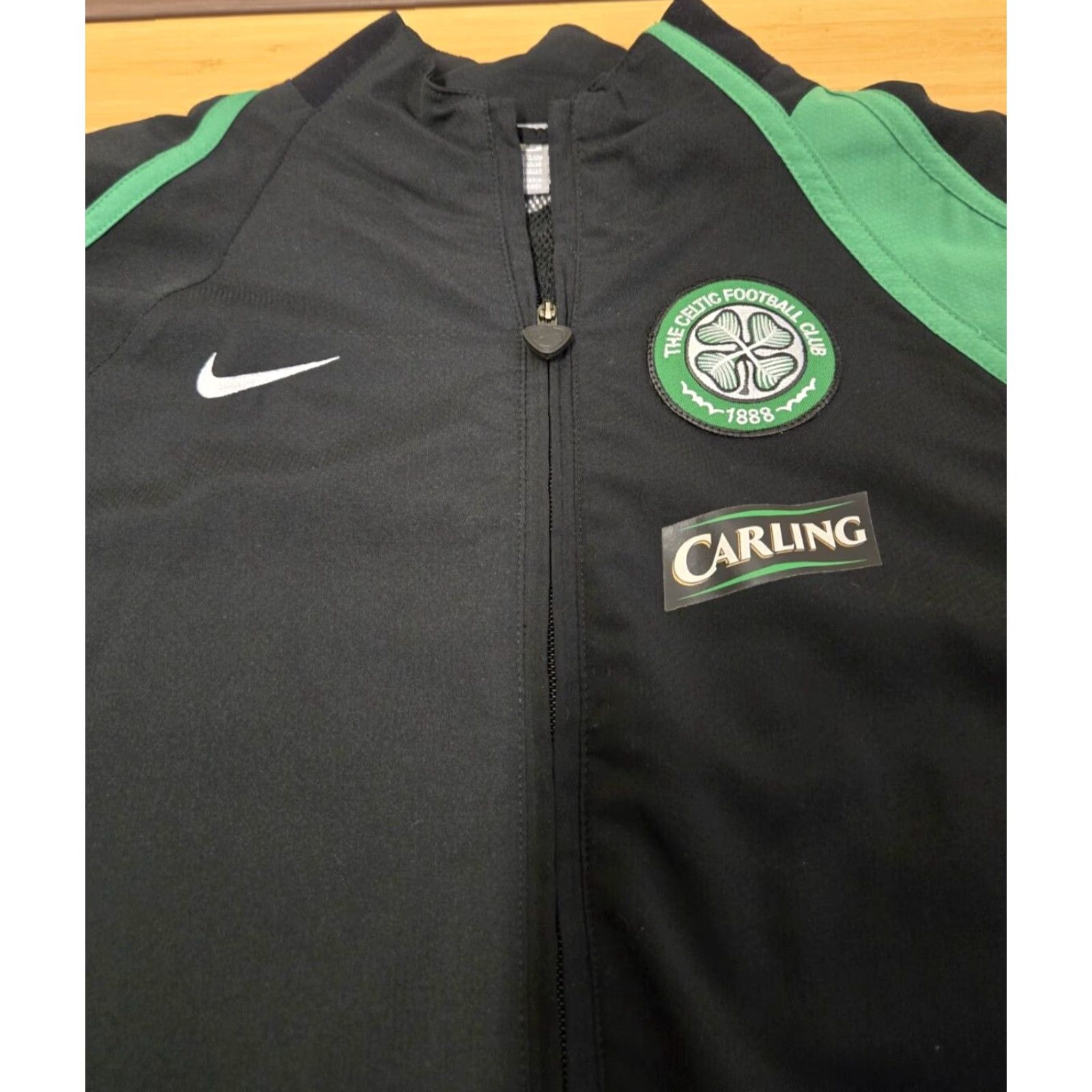 Nike VINTAGE Nike Men Large Celtic FC Scotland Soccer Football Jacket Size US L / EU 52-54 / 3 - 4 Thumbnail